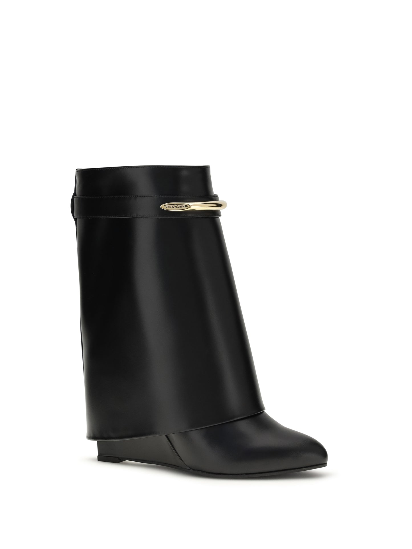 Givenchy Women Leather Shark Ankle Boots GIVENCHY