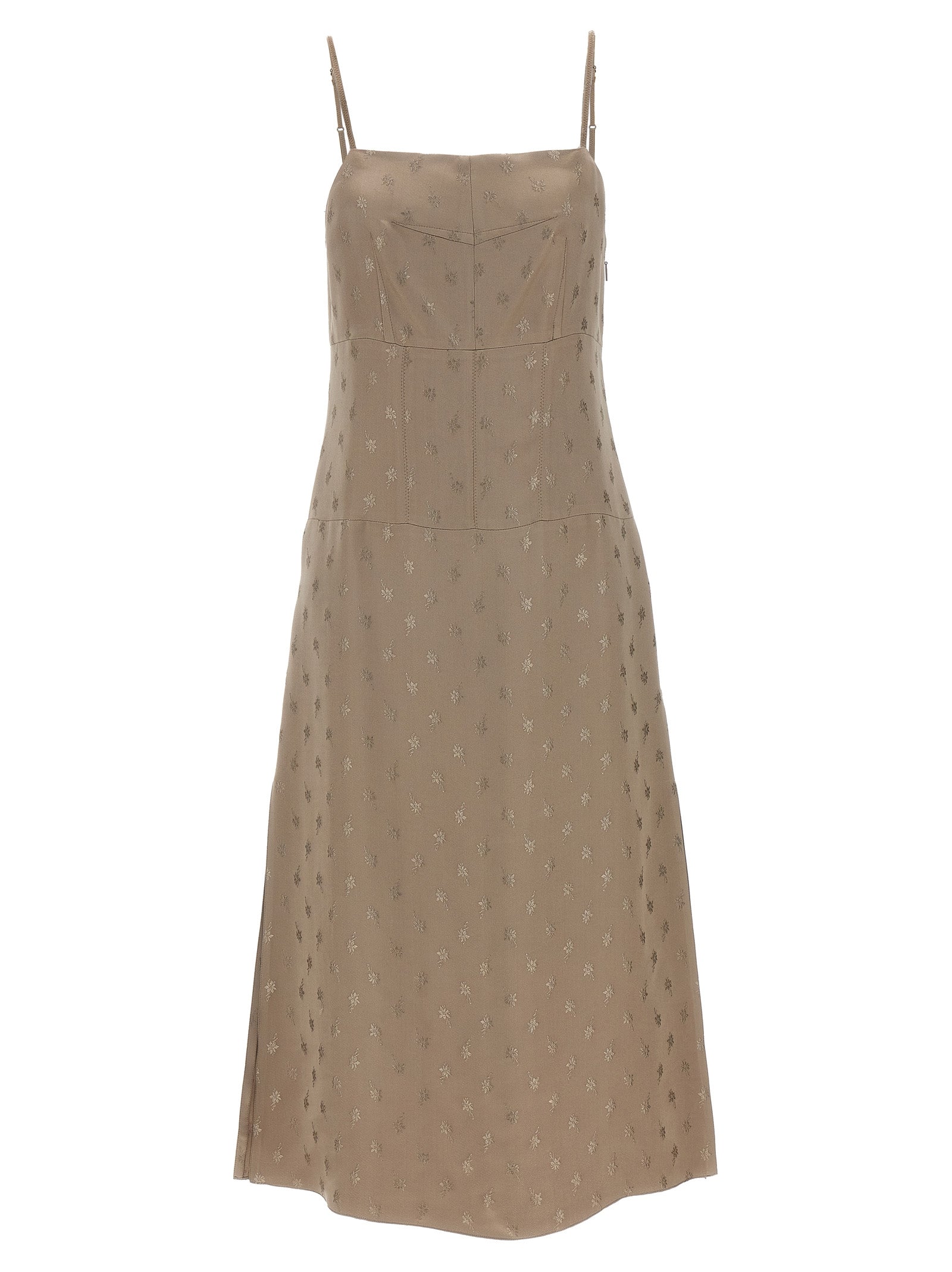 Fendi Women Satin Midi Dress FENDI