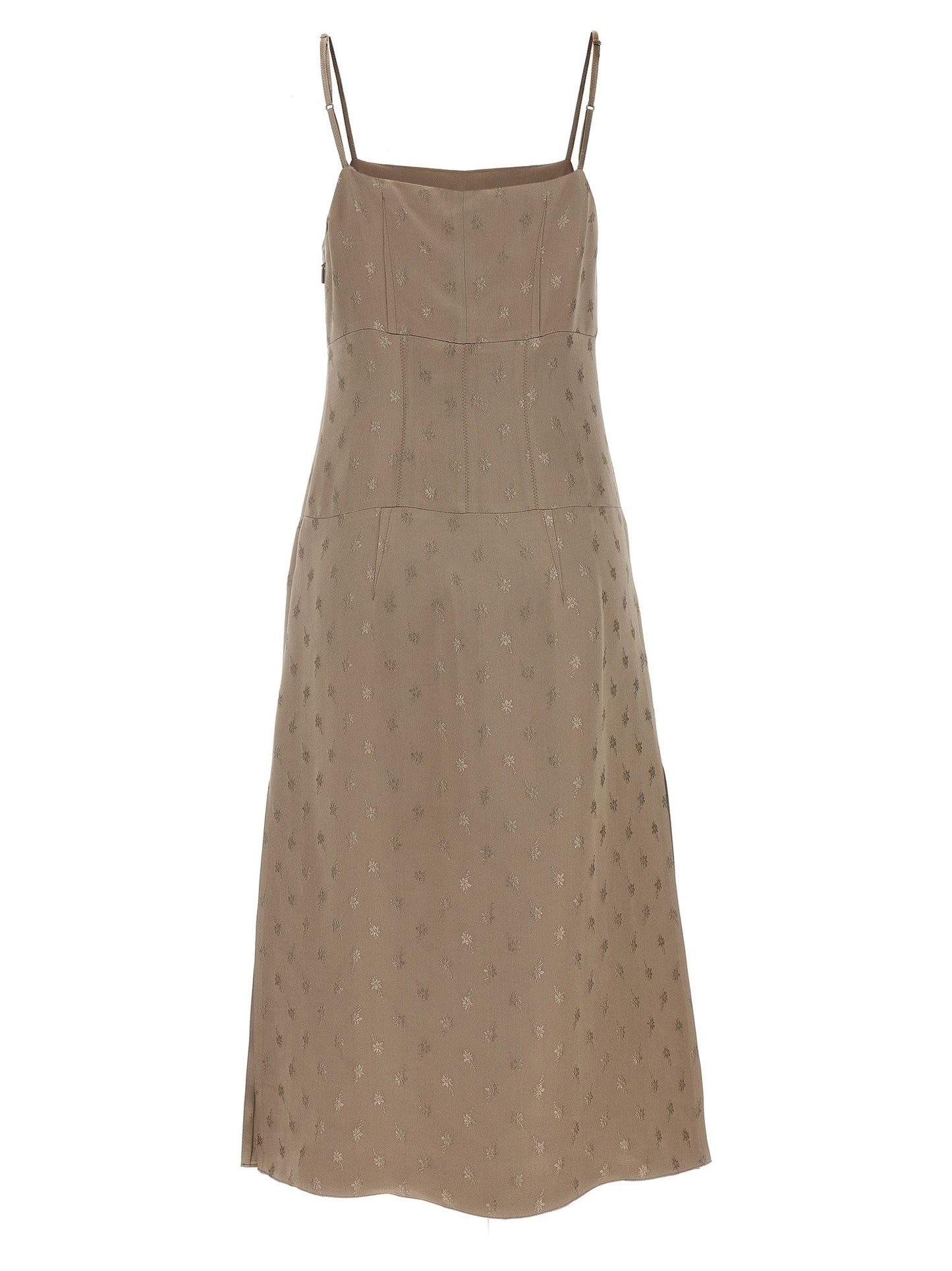 Fendi Women Satin Midi Dress FENDI