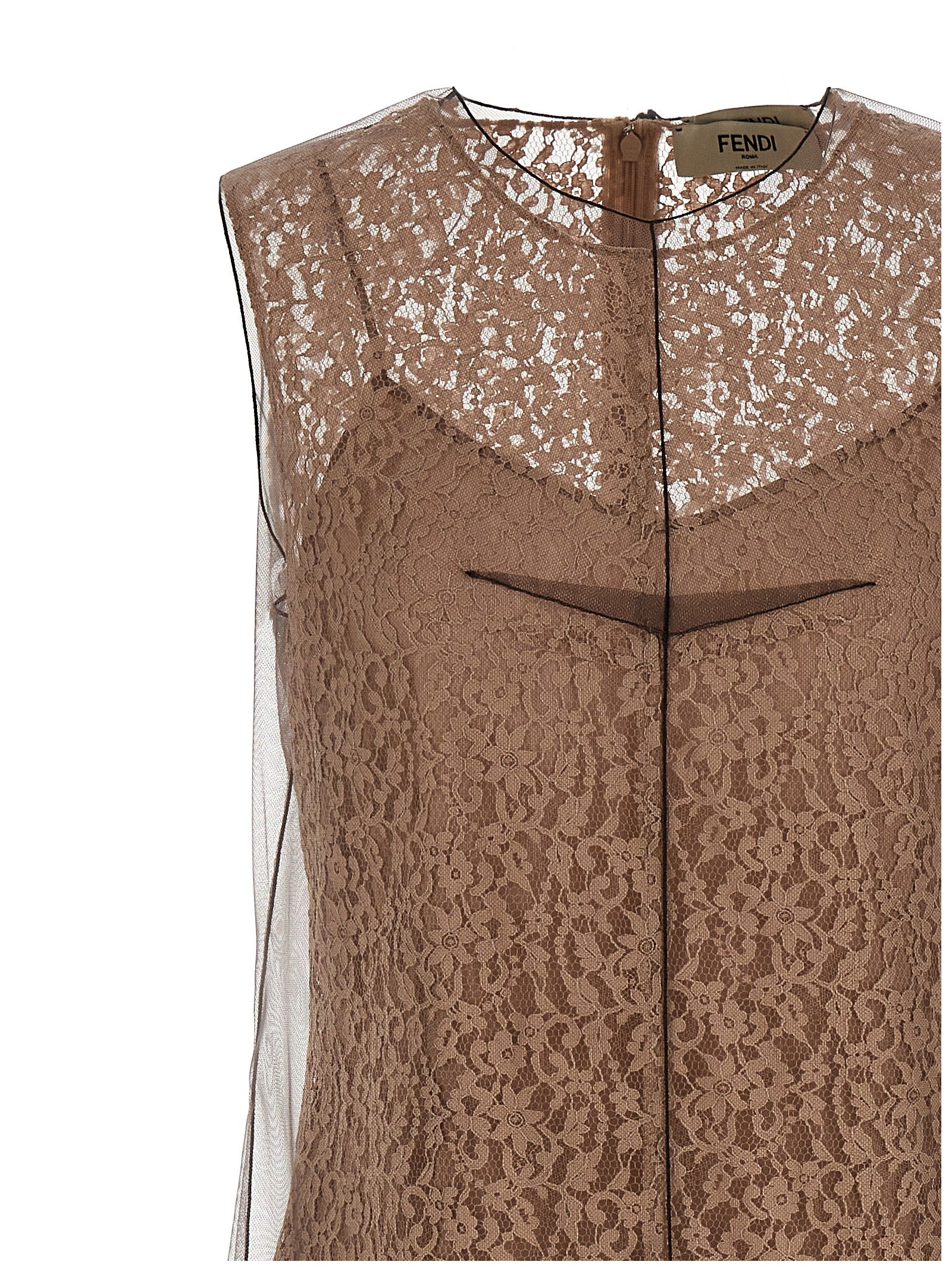 Fendi Women Floral Lace Dress FENDI