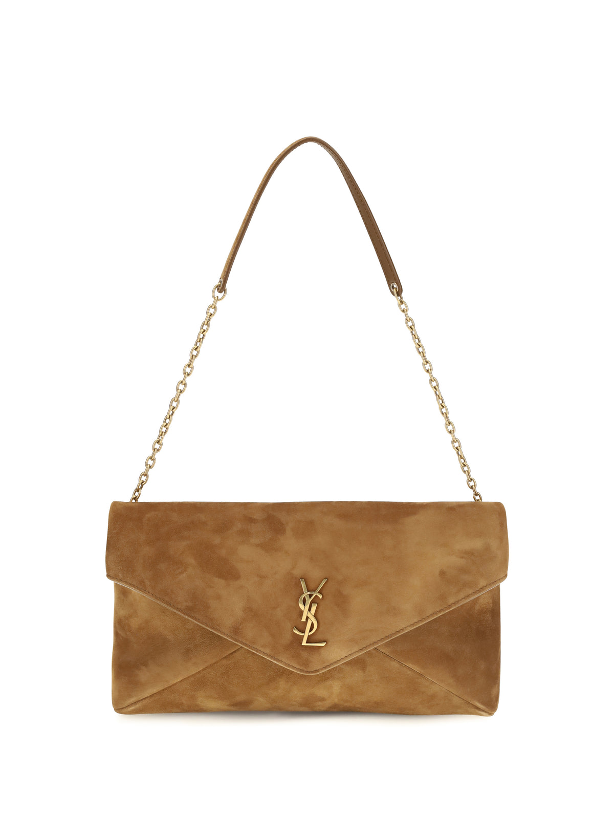 Saint Laurent Women Cassandre Suede Shoulder Bag SAINT LAURENT