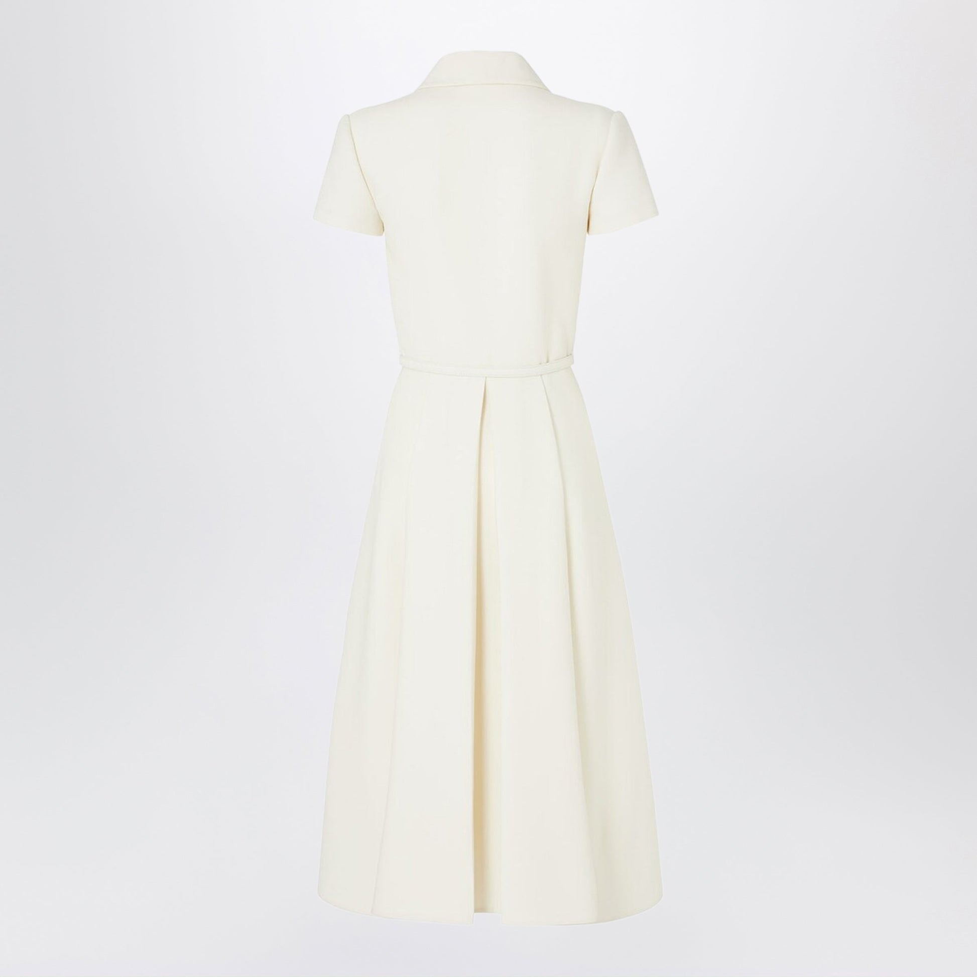 Fendi Ivory Wool And Silk Dress Women FENDI
