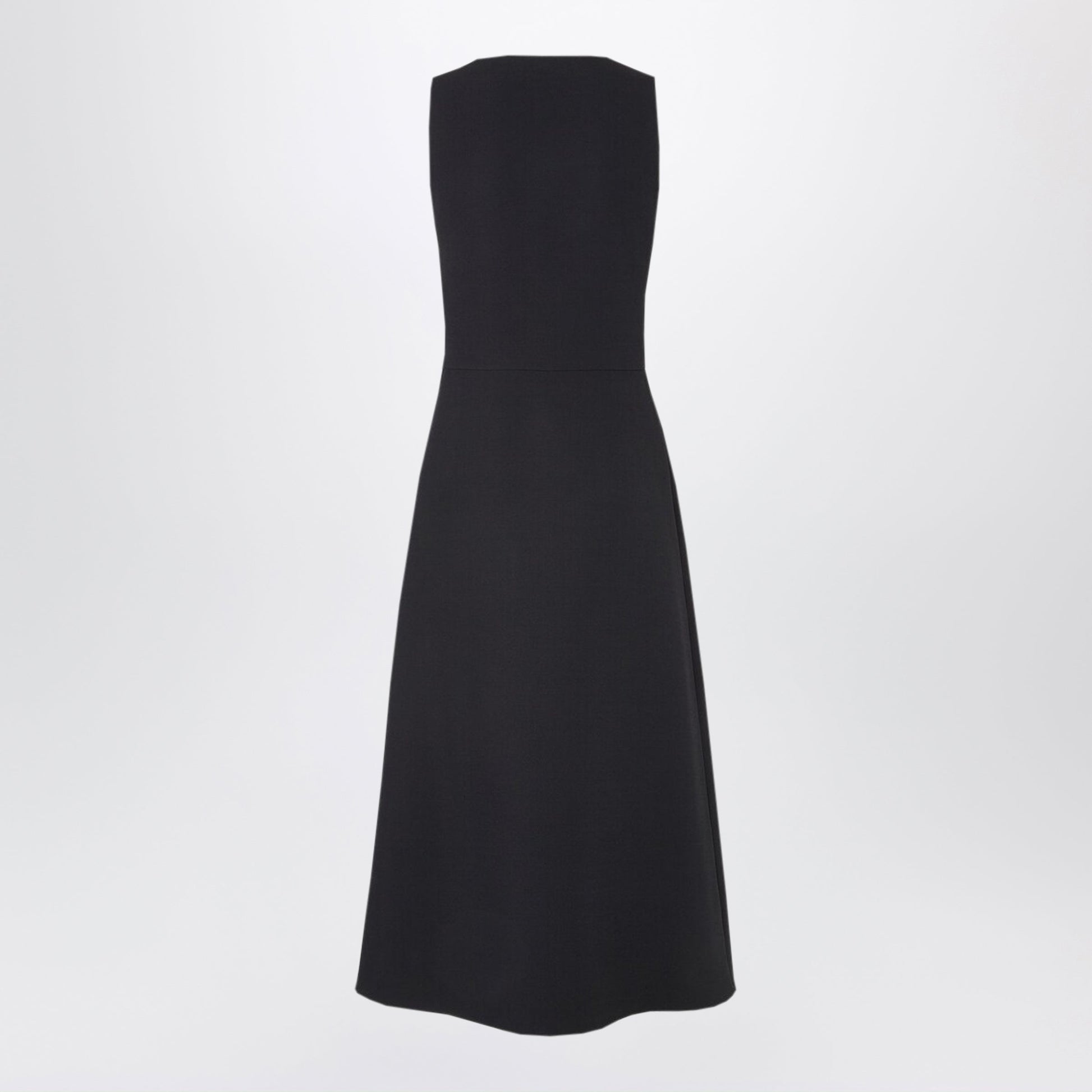 Fendi Black Silk And Wool Dress Women FENDI