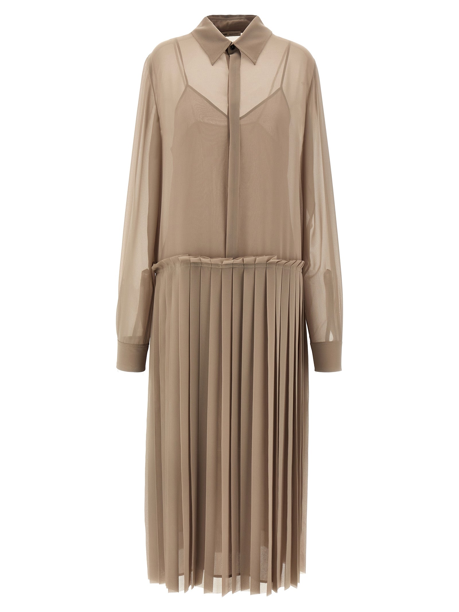 Ami Paris Women 'Pleated Midi' Dress AMI PARIS