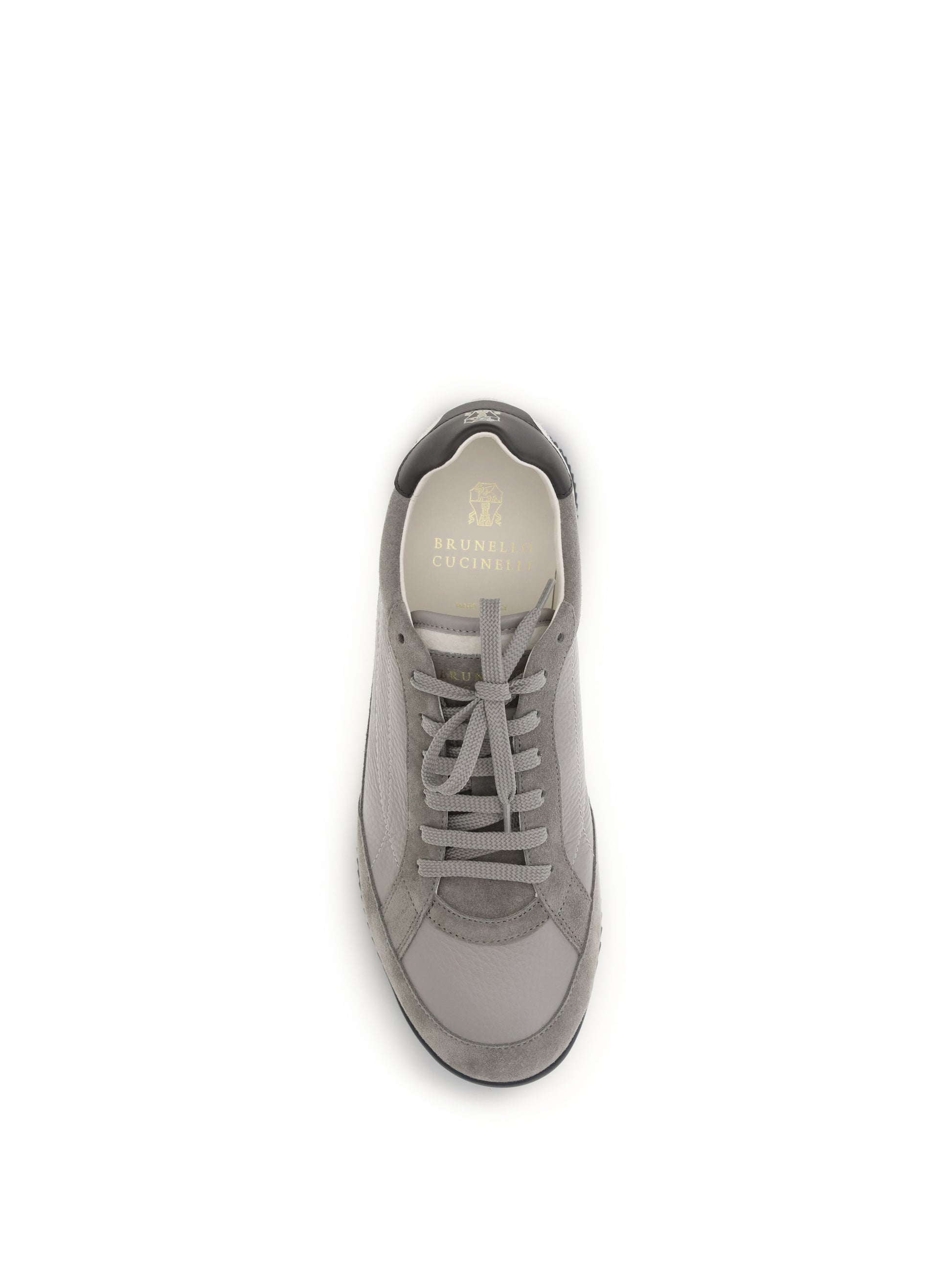 Brunello Cucinelli Men Deer And Suede Sneakers BRUNELLO CUCINELLI