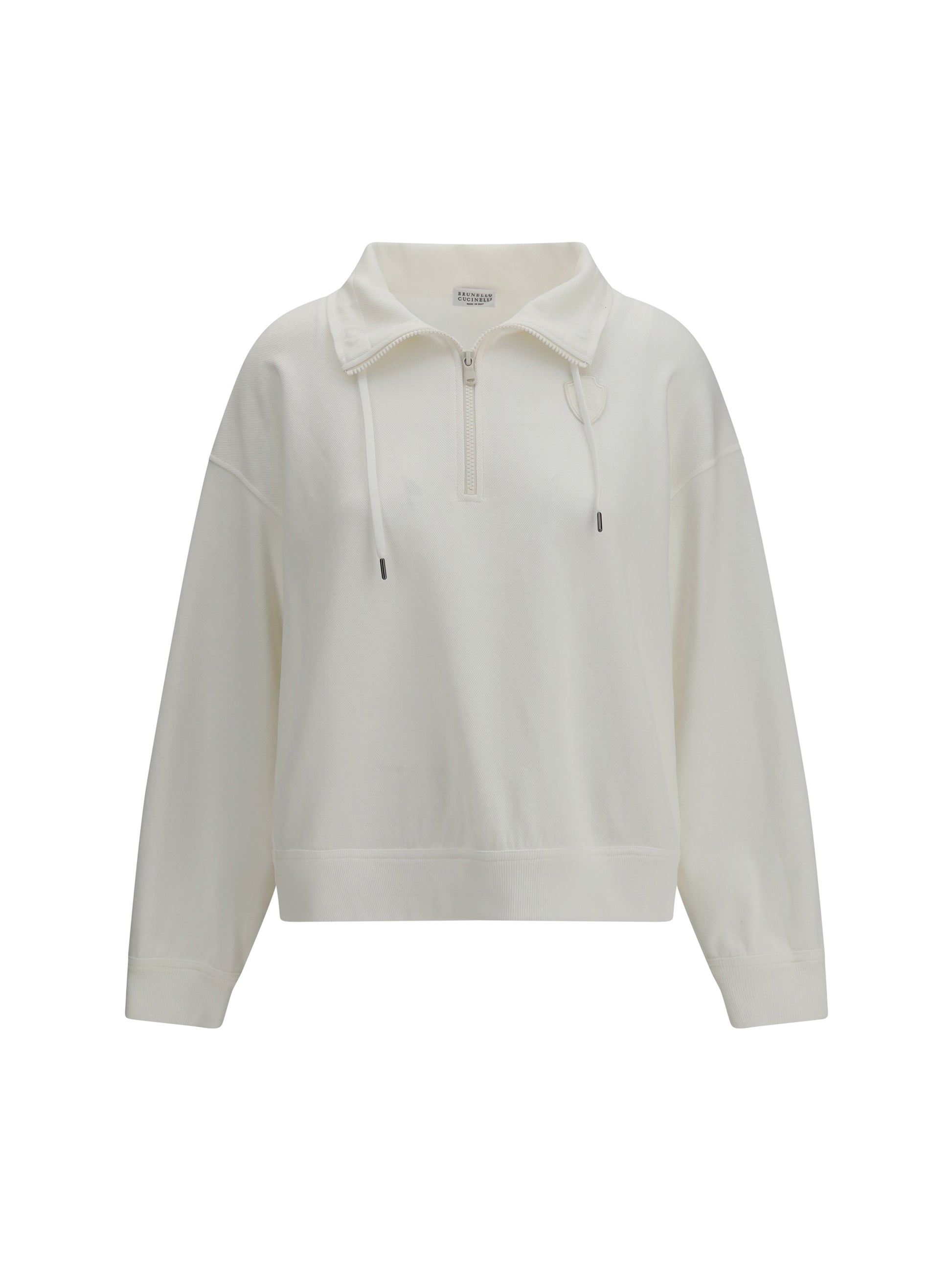 Brunello Cucinelli Women Sweatshirt With Logo Patch BRUNELLO CUCINELLI