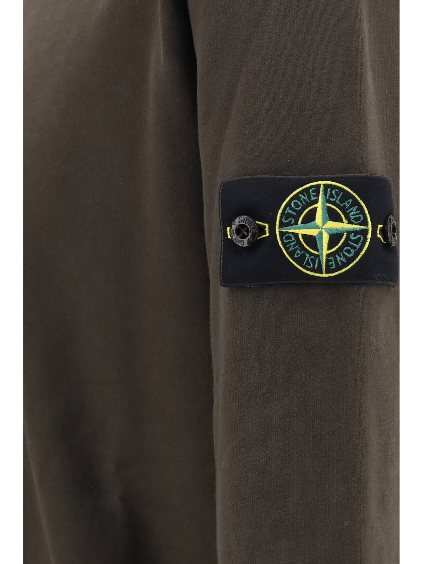 Stone Island Men Crewneck Cotton Sweatshirt STONE ISLAND