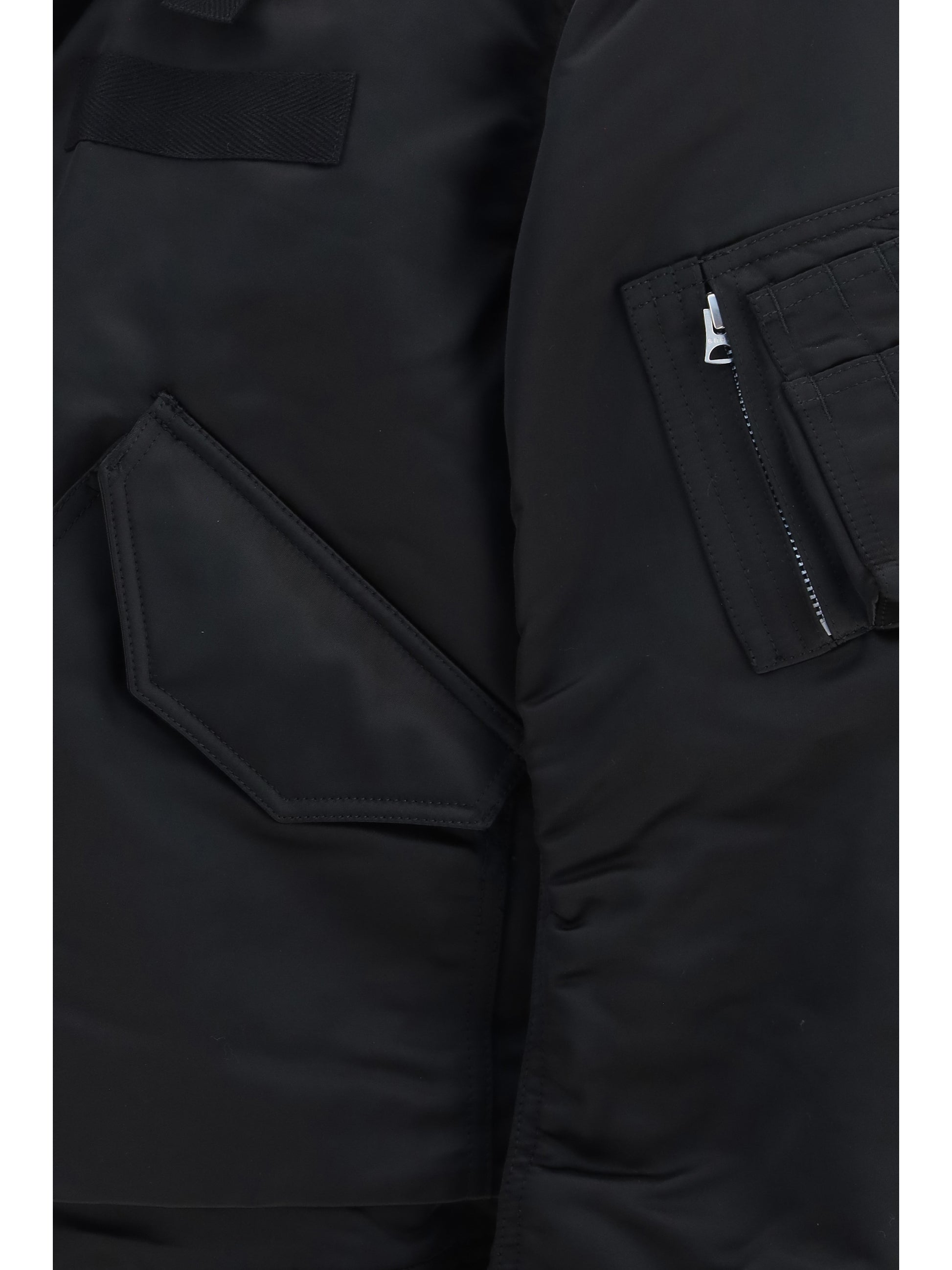 Sacai Men Cotton Chino And Nylon Twill Double Jacket SACAI