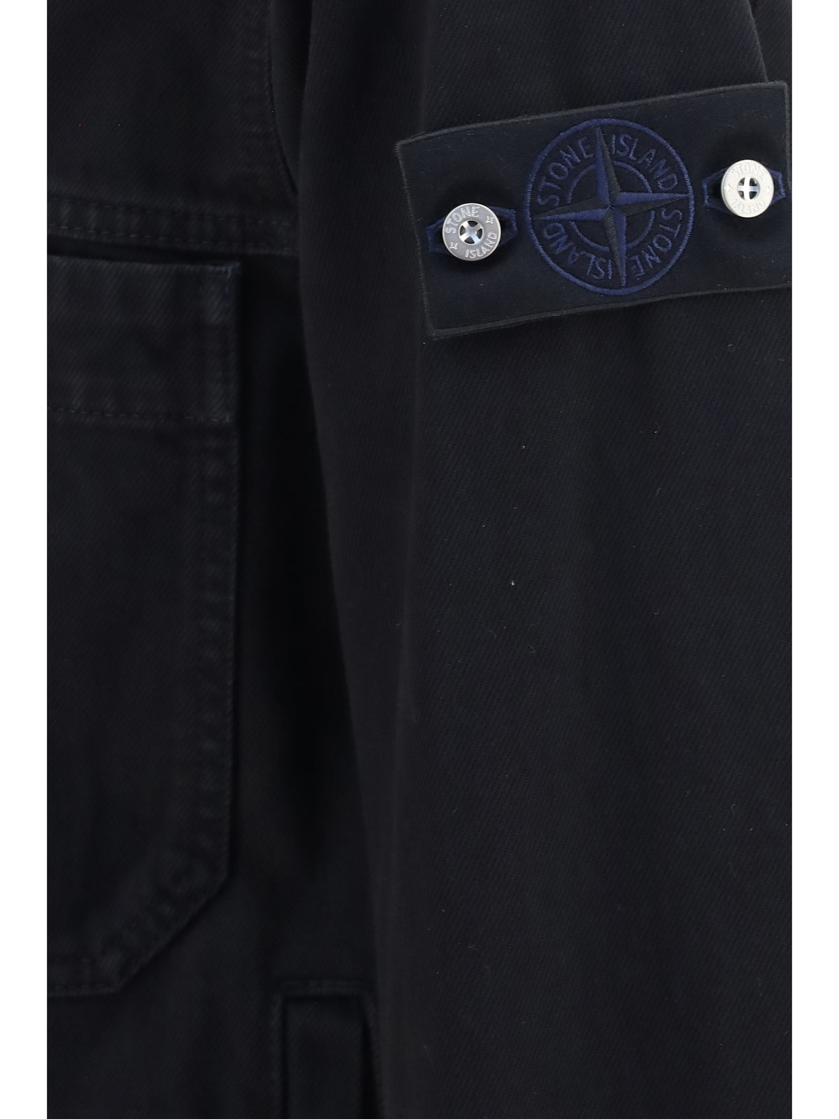 Stone Island Men Cotton Biker Jacket STONE ISLAND