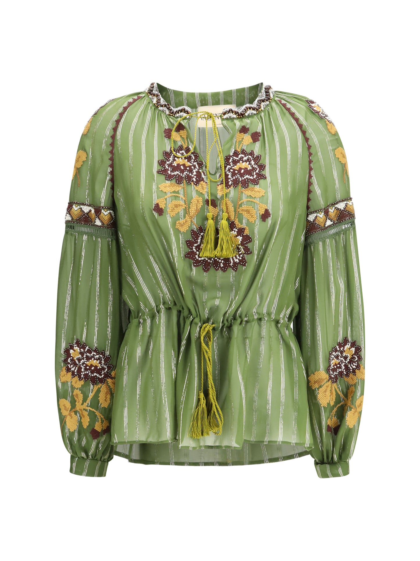 Valentino Women Lurex Silk Shirt VALENTINO