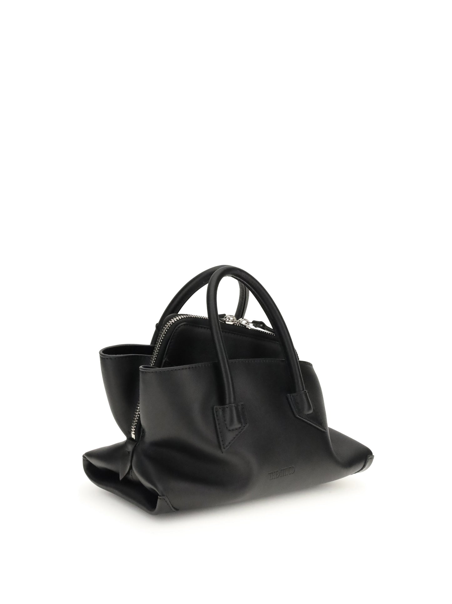 The Attico Women La Passeggiata Mini Leather Handbag THE ATTICO