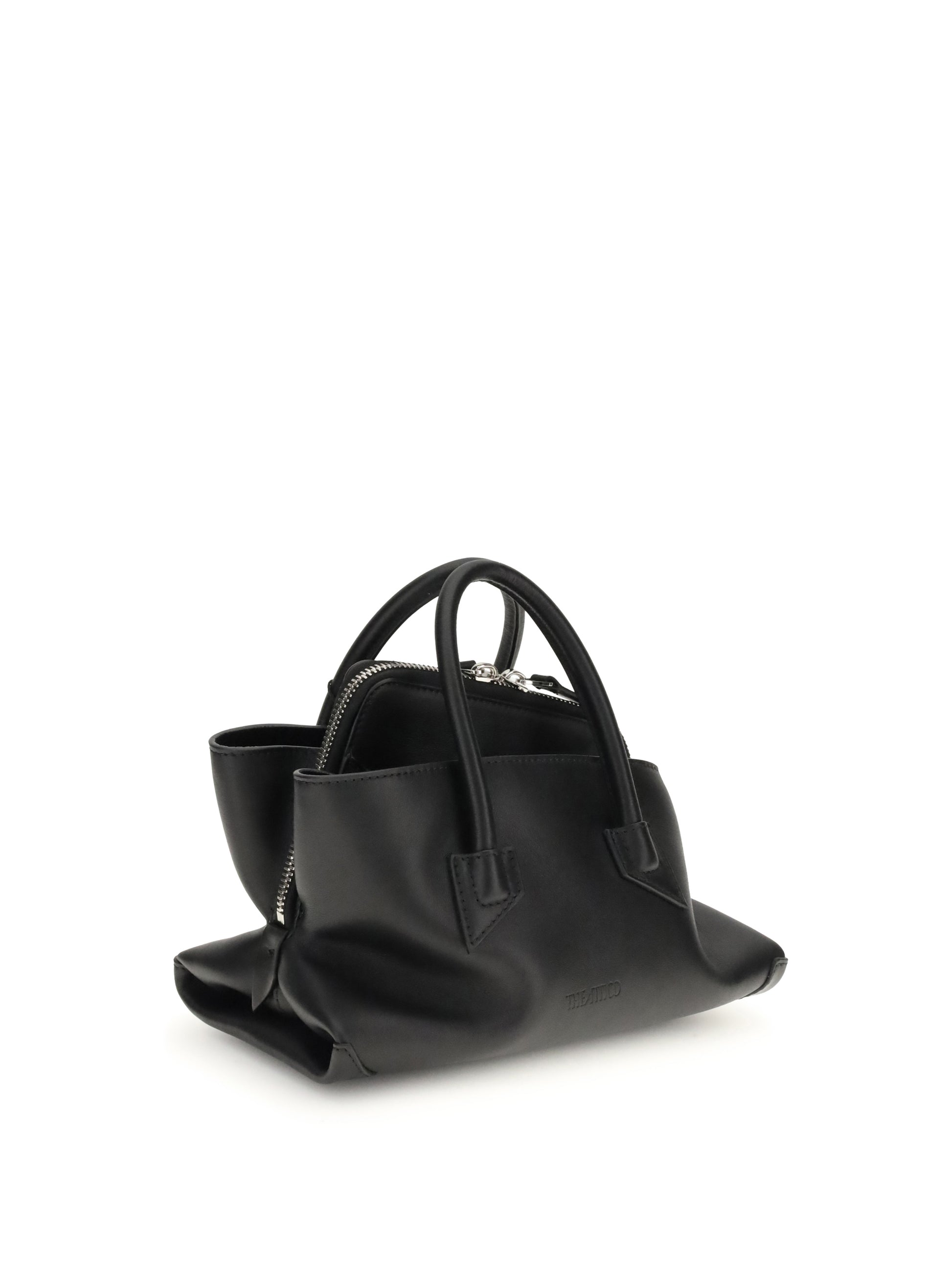 The Attico Women La Passeggiata Mini Leather Handbag THE ATTICO