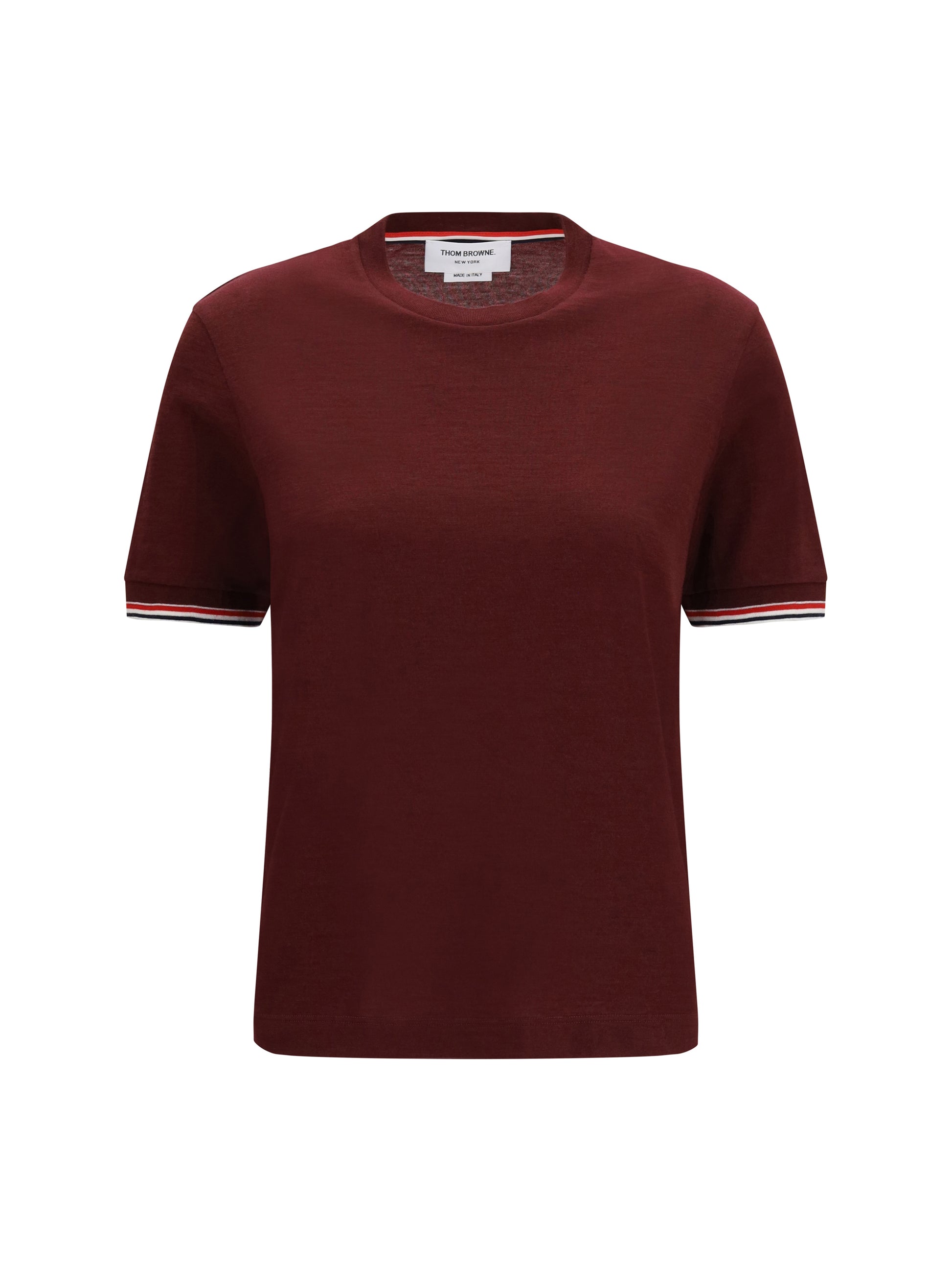 Thom Browne Women Wool-Blend T-Shirt THOM BROWNE
