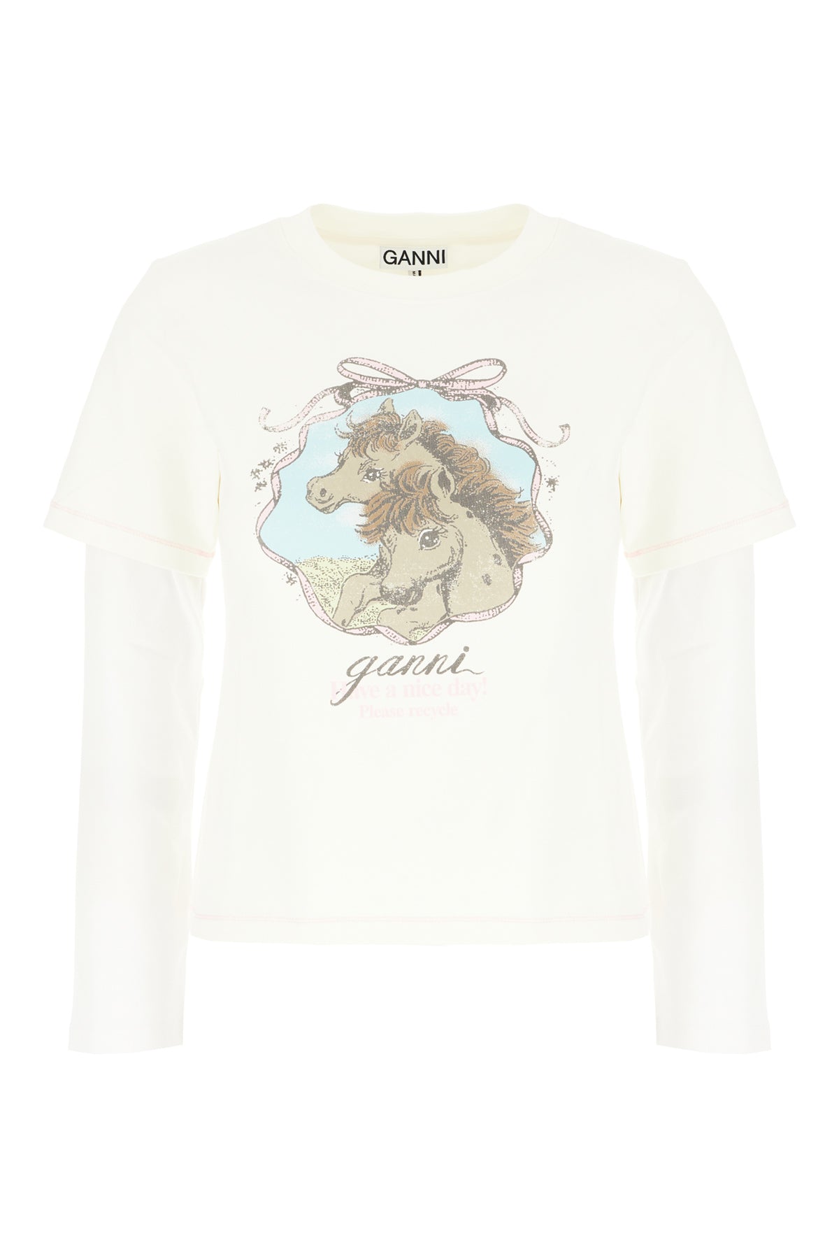 Ganni Woman Clothing Sweatshirts GANNI