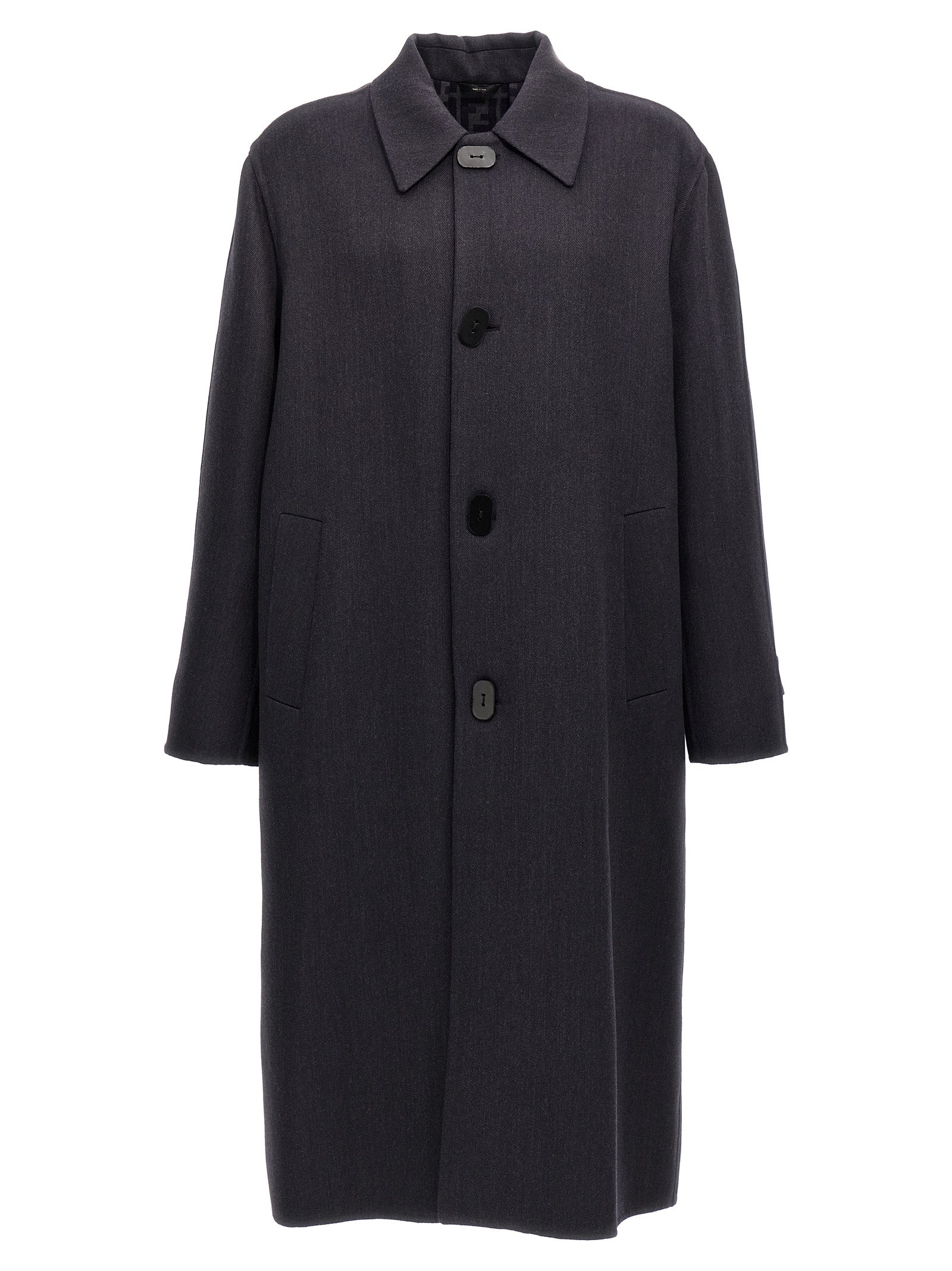 Fendi Men Double Wool Coat FENDI