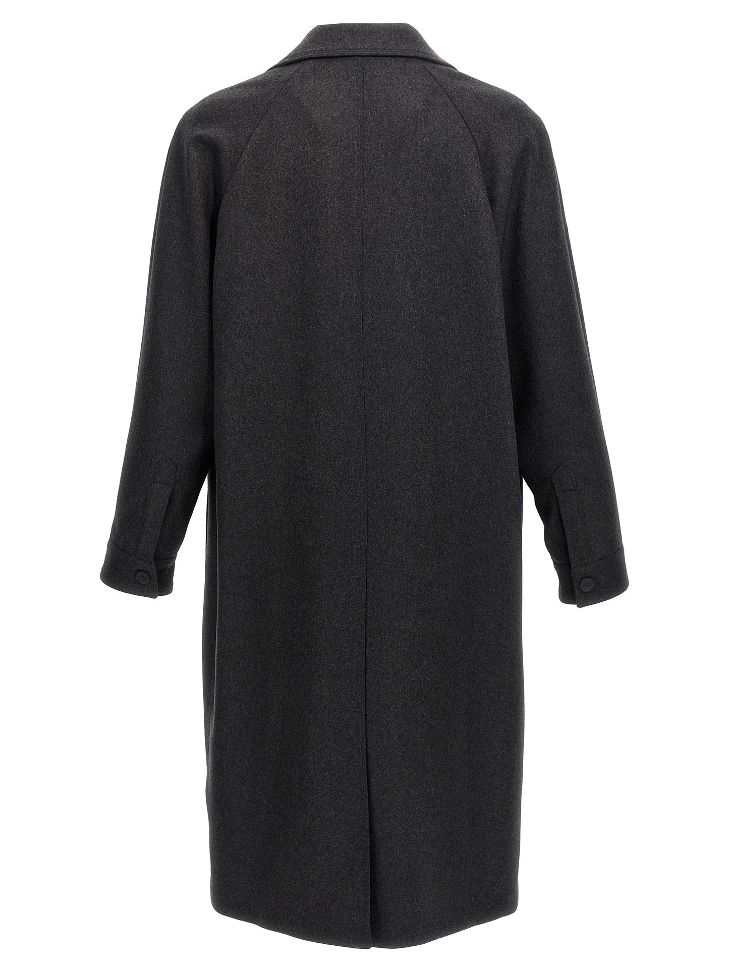 Fendi Men Single-Breasted Cashmere Coat FENDI