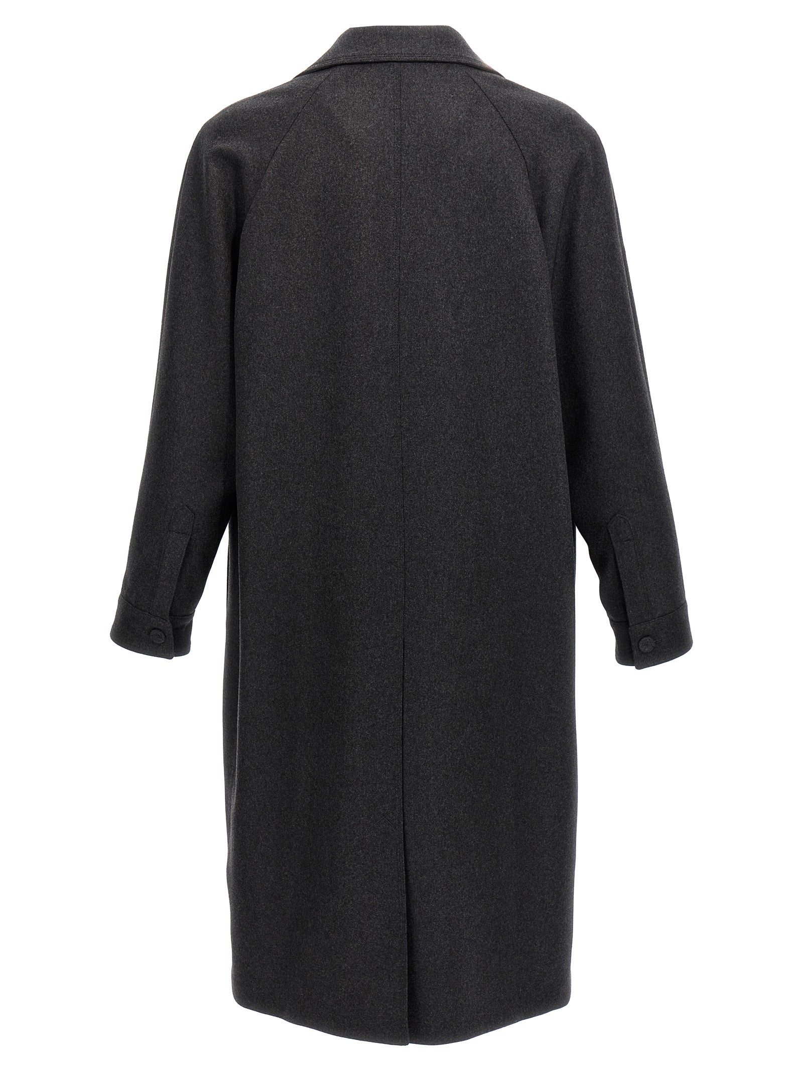 Fendi Men Single-Breasted Cashmere Coat FENDI