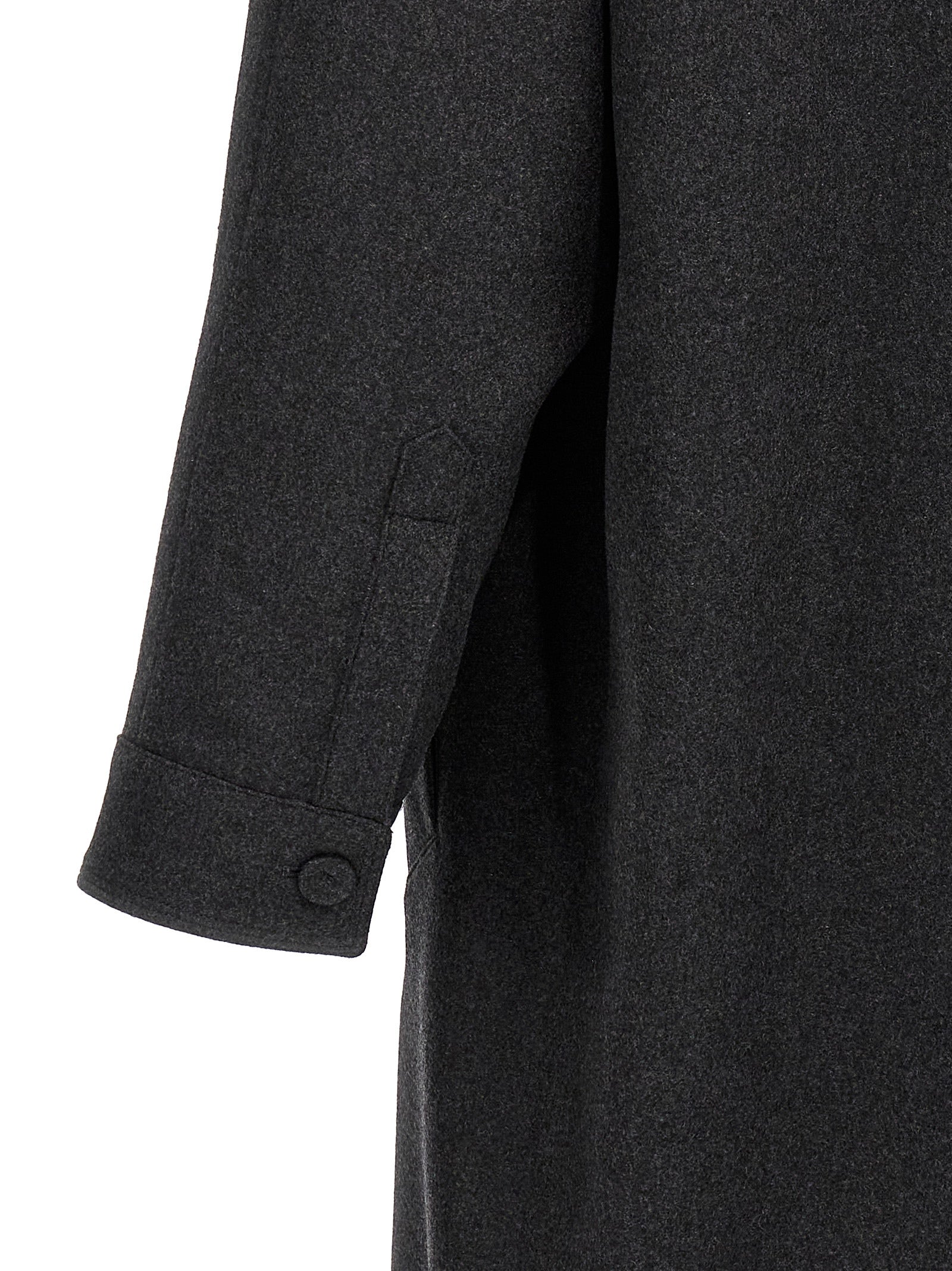 Fendi Men Single-Breasted Cashmere Coat FENDI