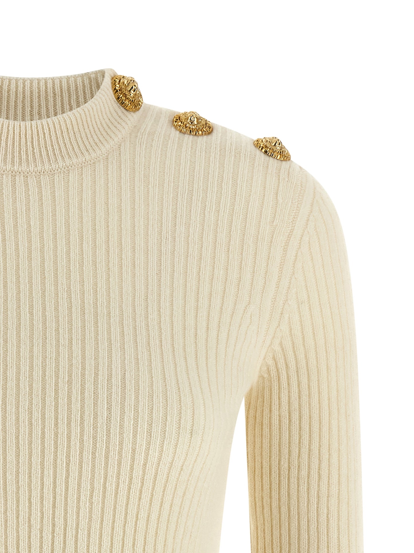 Balmain Women Ribbed Sweater BALMAIN