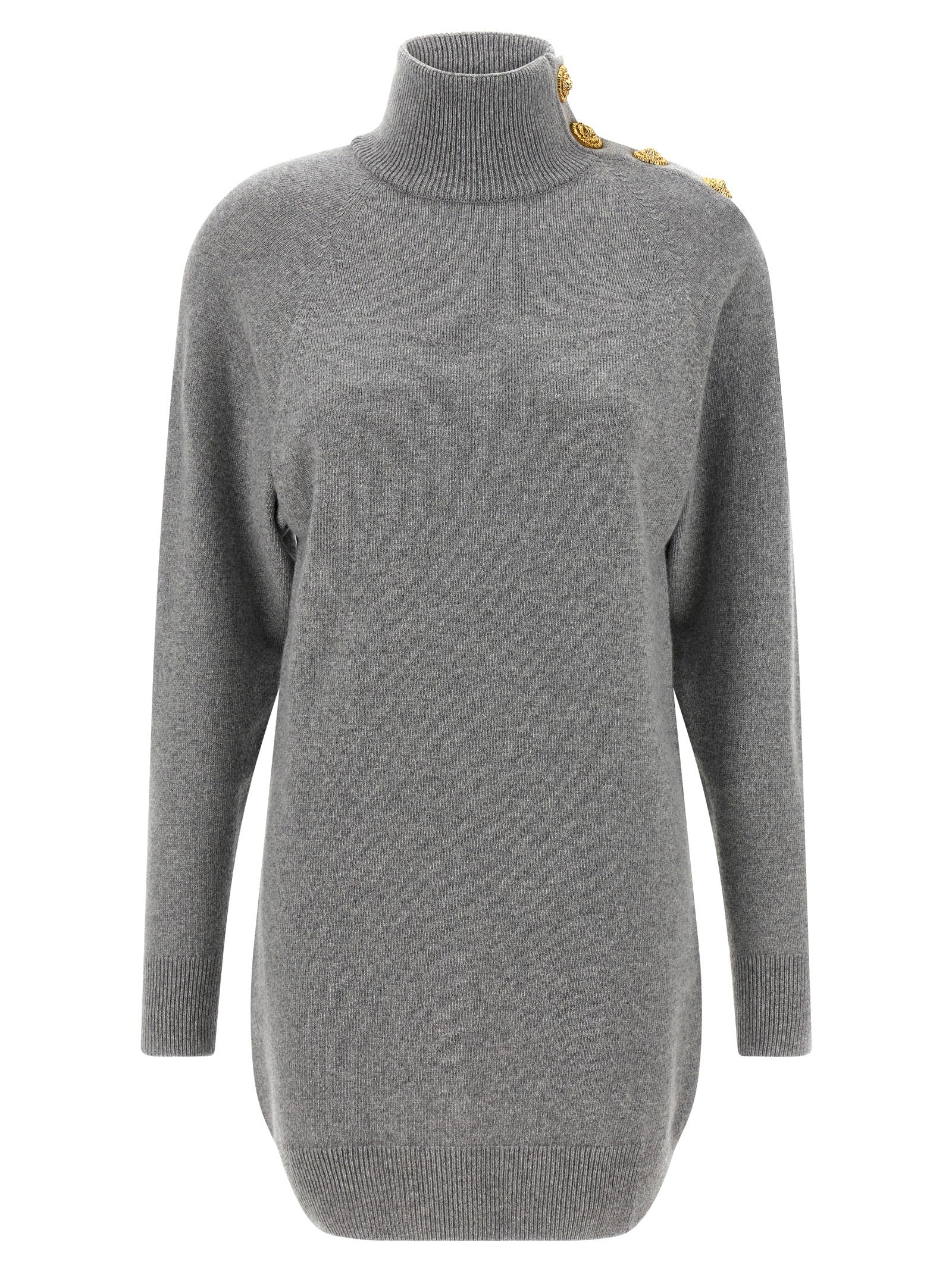 Balmain Women Cashmere Wool Dress BALMAIN