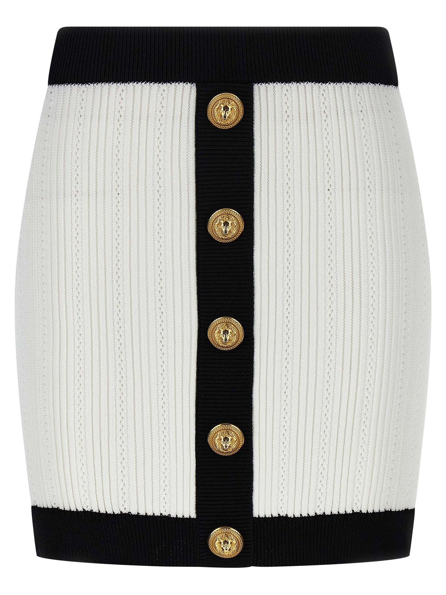 Balmain Women Two-Tone Miniskirt BALMAIN