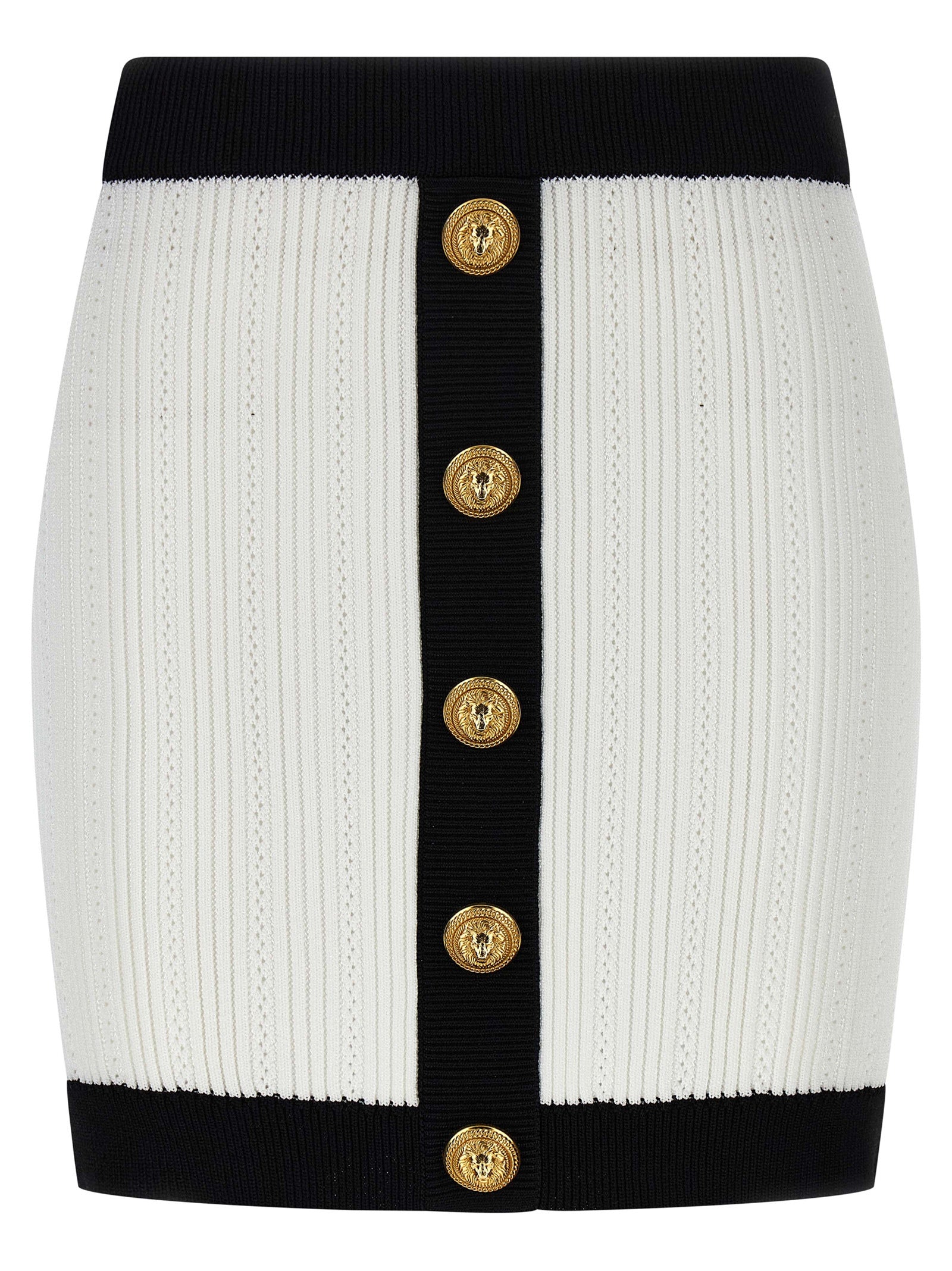 Balmain Women Two-Tone Miniskirt BALMAIN