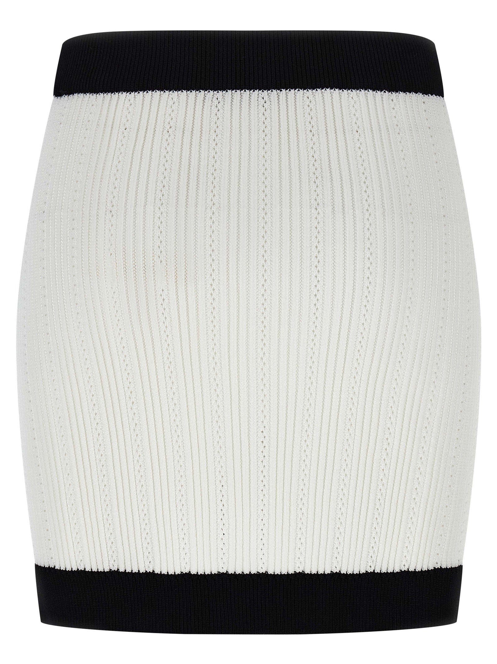 Balmain Women Two-Tone Miniskirt BALMAIN