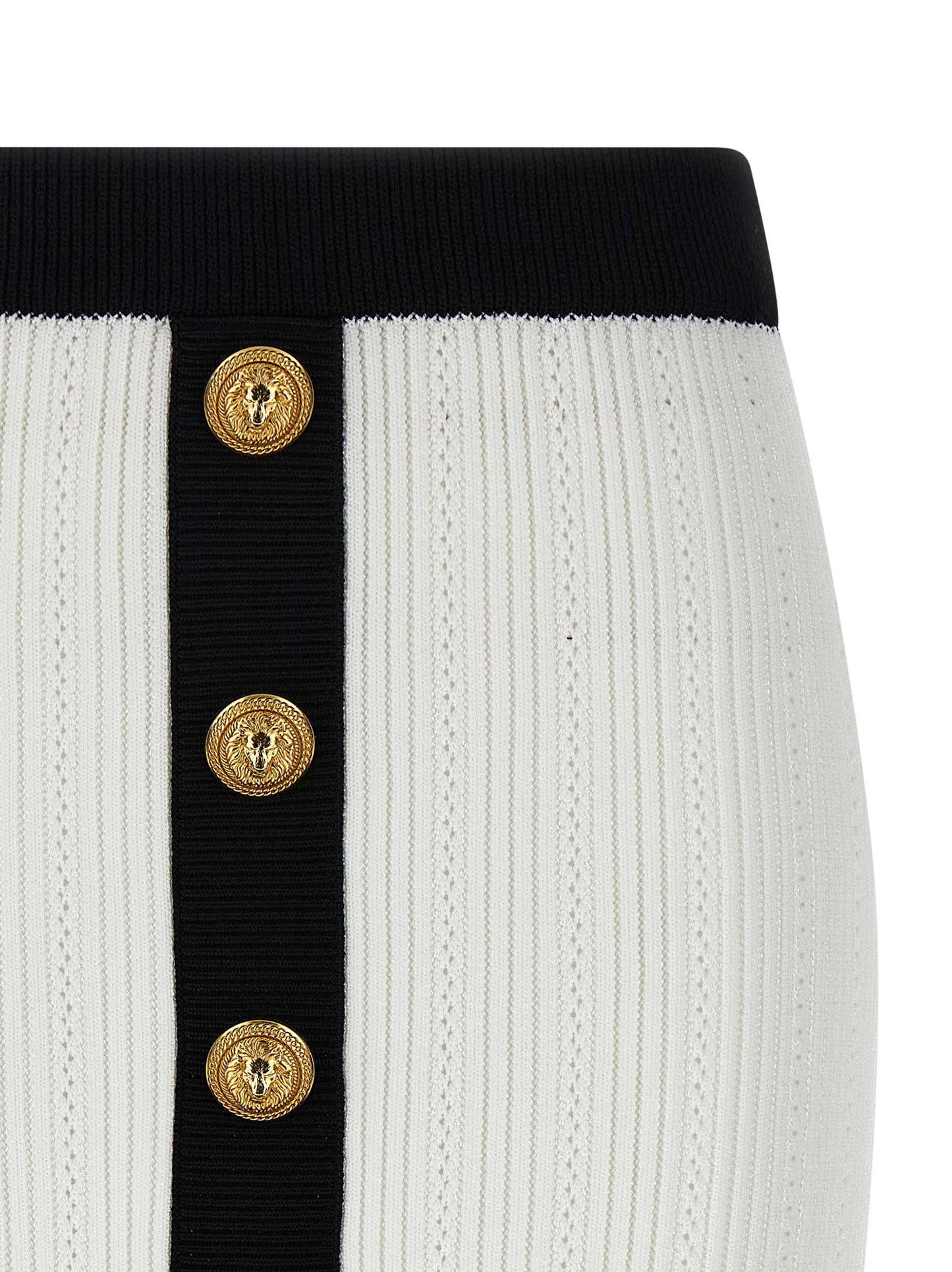 Balmain Women Two-Tone Miniskirt BALMAIN