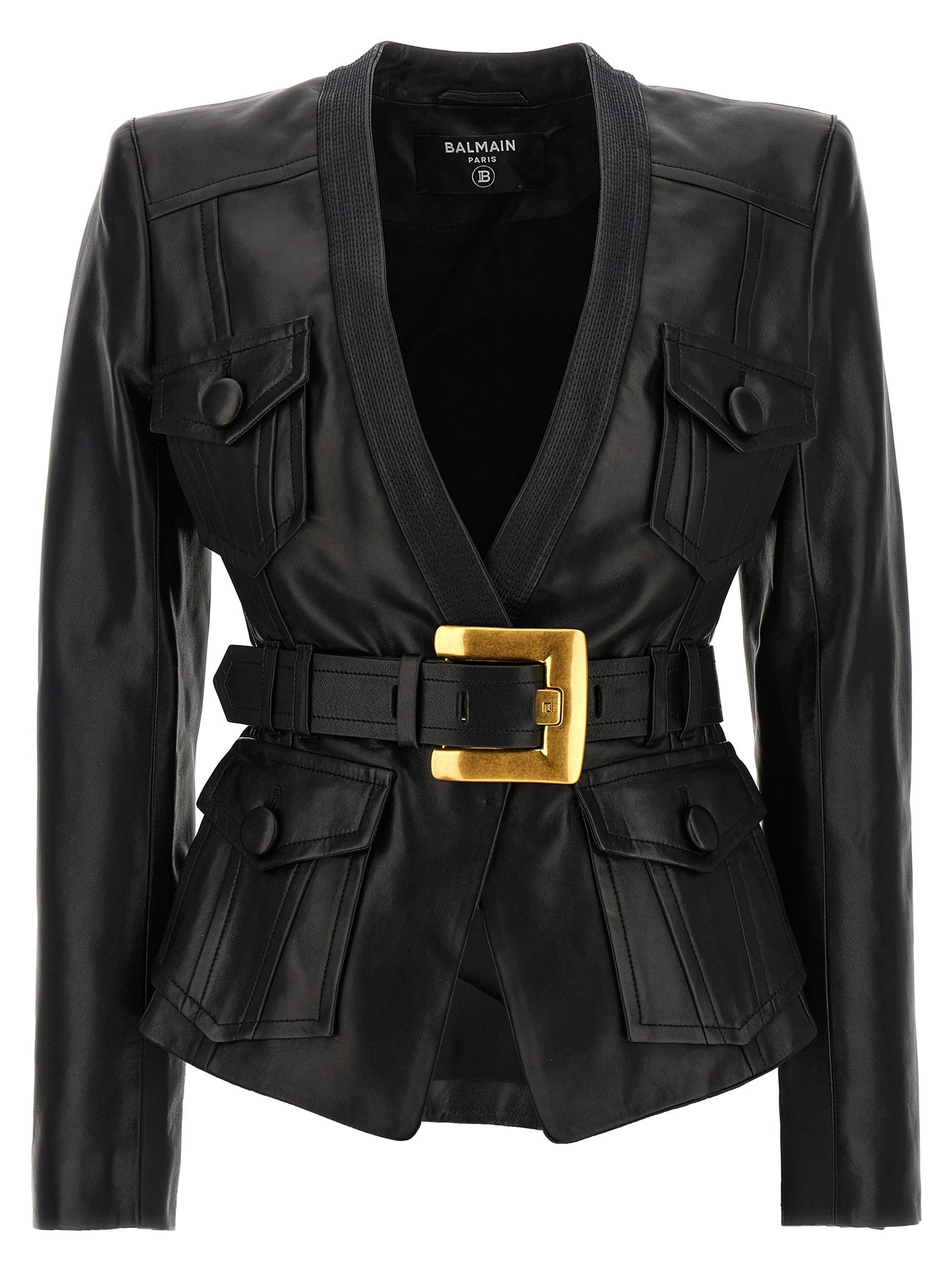 Balmain Women Leather Jacket BALMAIN