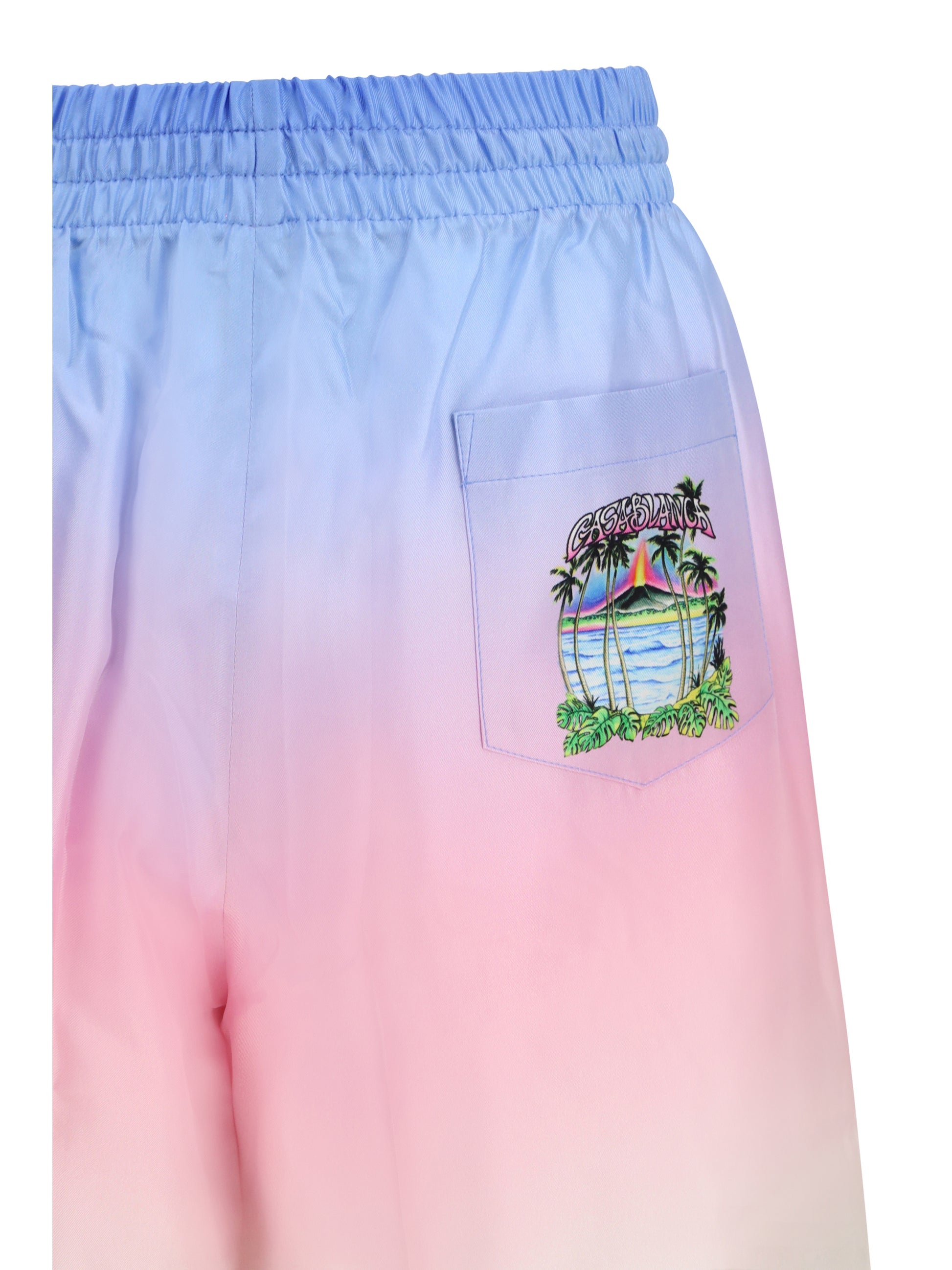 Casablanca Men Volcano Gradient Shorts CASABLANCA
