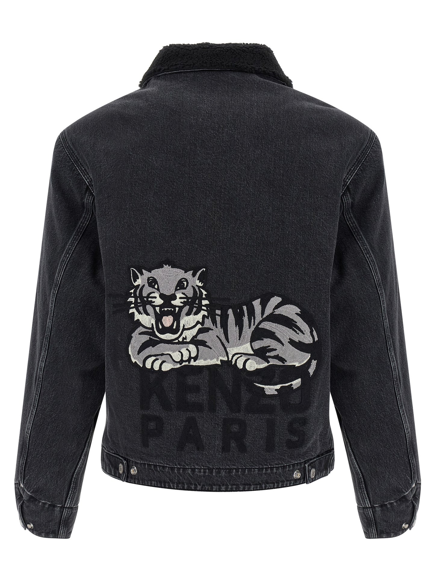 Kenzo Men 'Kenzo Happy Tiger' Denim Jacket KENZO