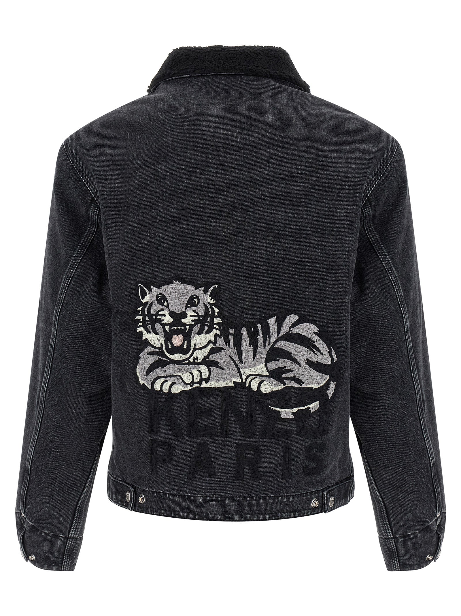 Kenzo Men 'Kenzo Happy Tiger' Denim Jacket KENZO