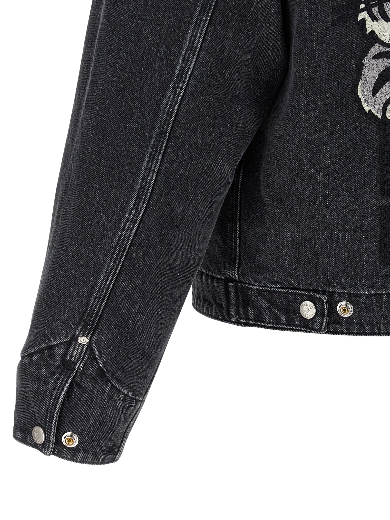 Kenzo Men 'Kenzo Happy Tiger' Denim Jacket KENZO