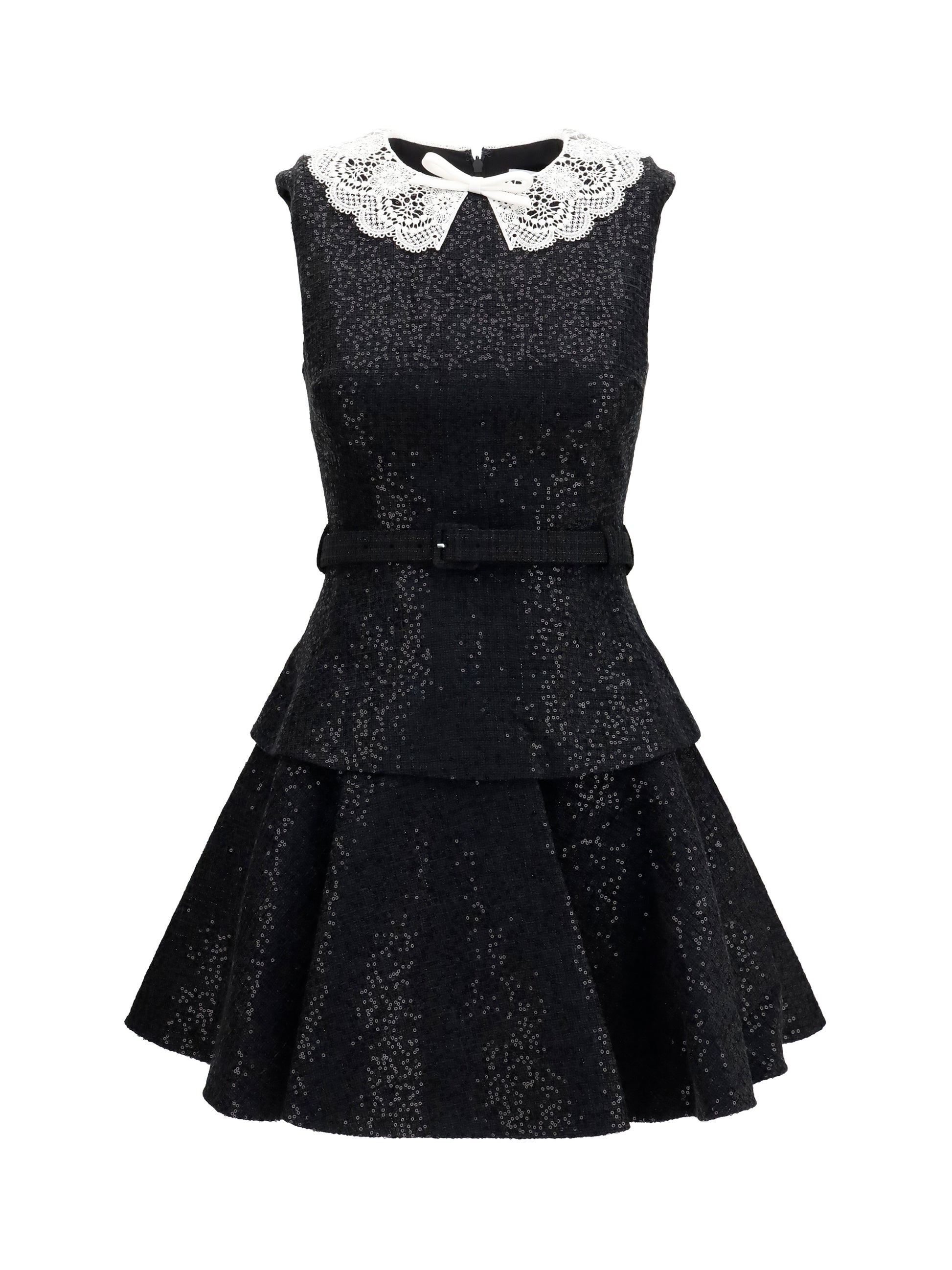 Self-Portrait Women Sequin Bouclé Dress SELF-PORTRAIT