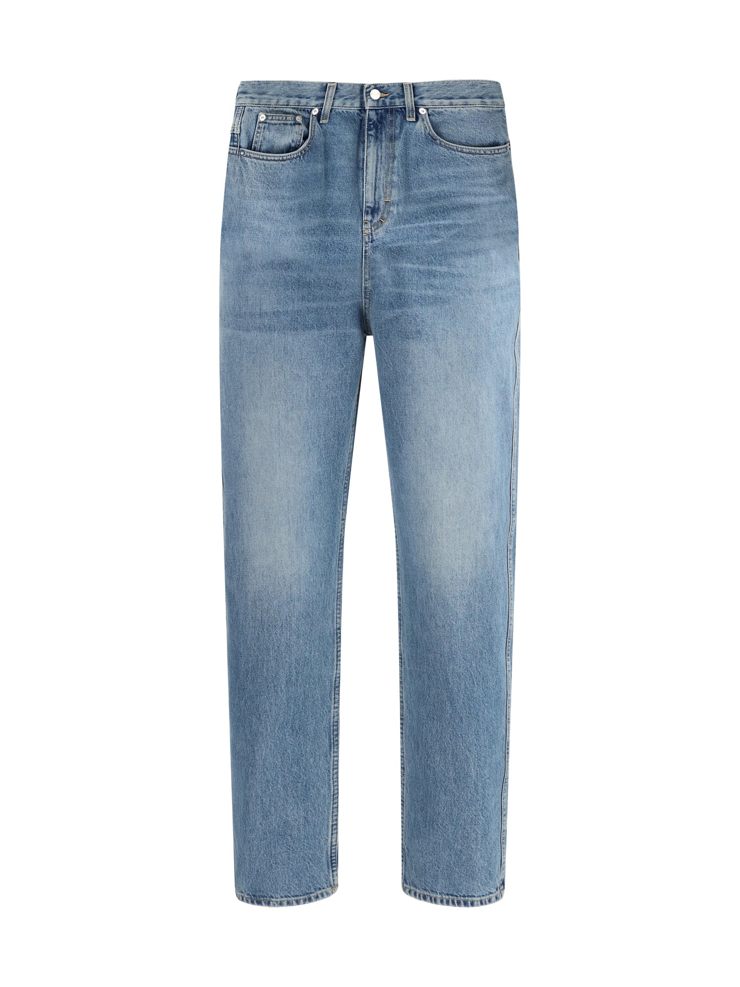 Gucci Men Slim-Fit Pants In Certified Cotton Denim GUCCI