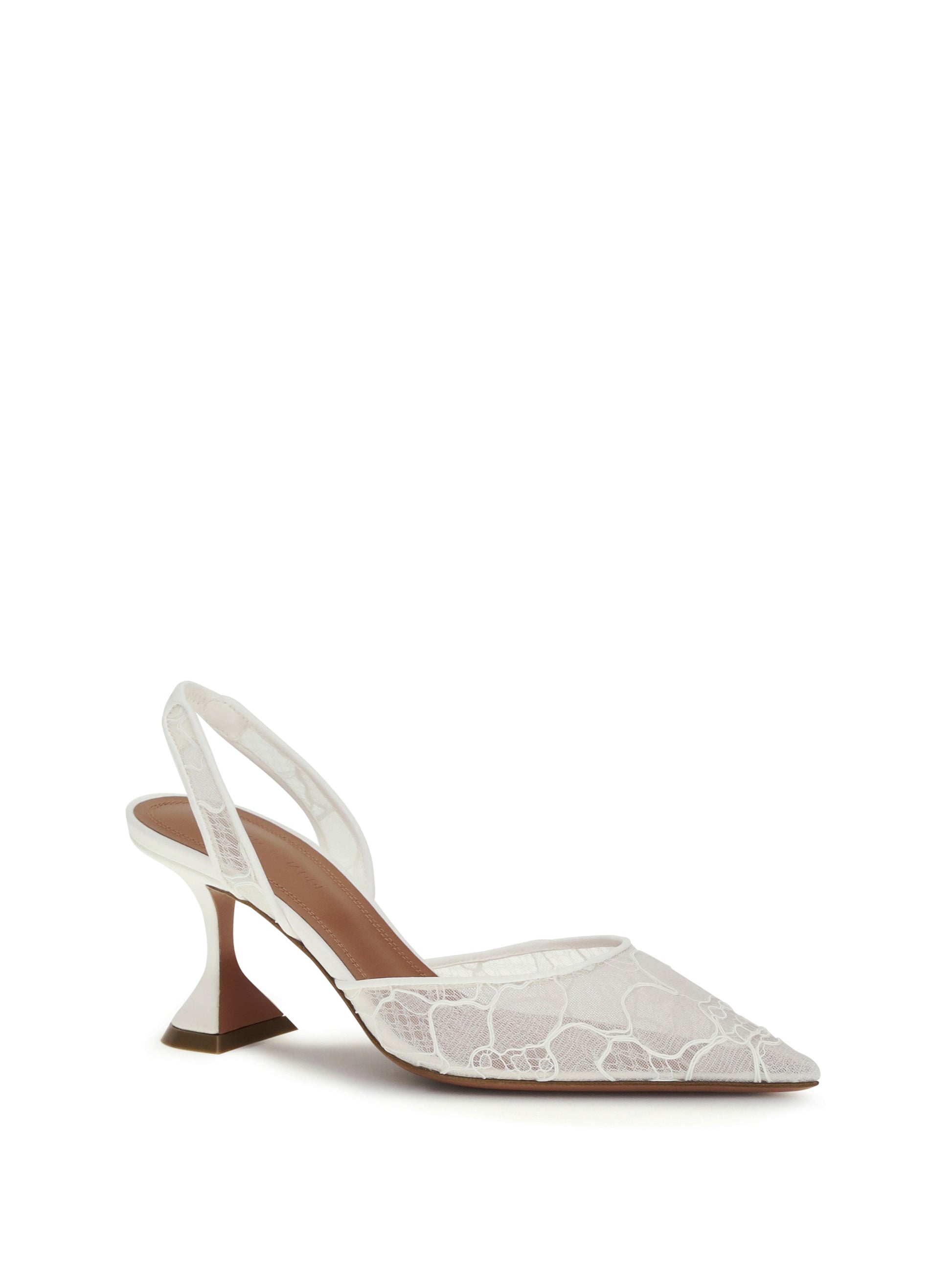 Amina Muaddi Women Holli Lace Pumps AMINA MUADDI
