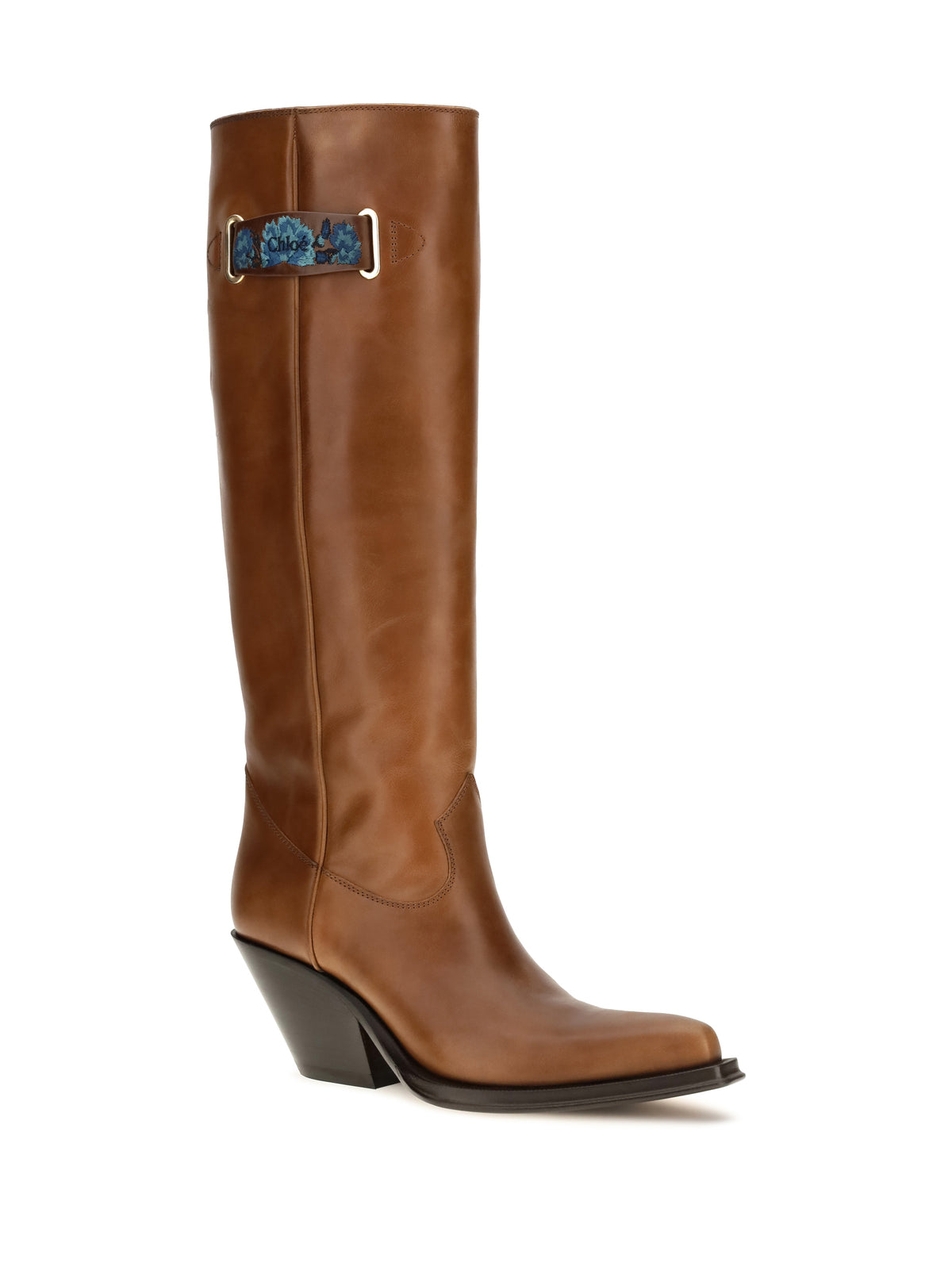 Chloé Women Azelan Over-The-Knee Leather Boots CHLOE