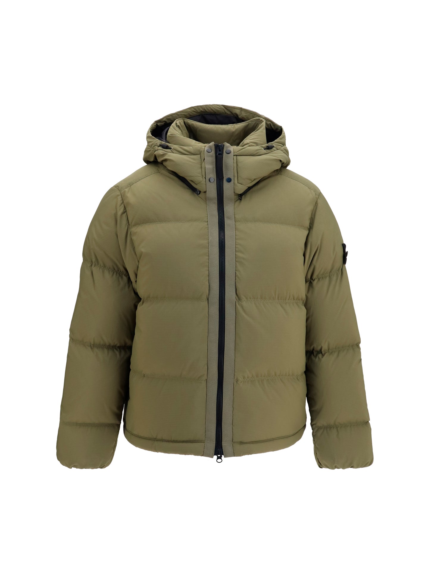 Stone Island Men Detachable Hood Down Jacket STONE ISLAND