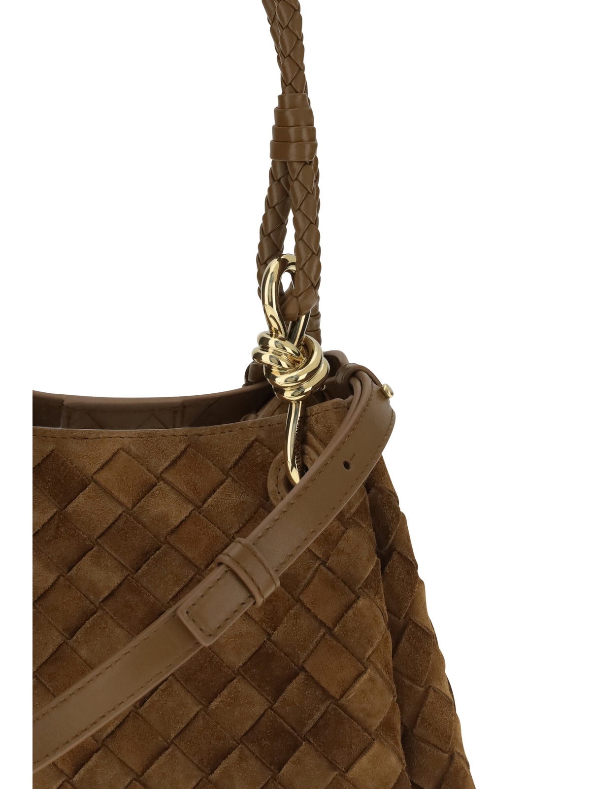 Bottega Veneta Women Parachute Small Suede Handbag BOTTEGA VENETA