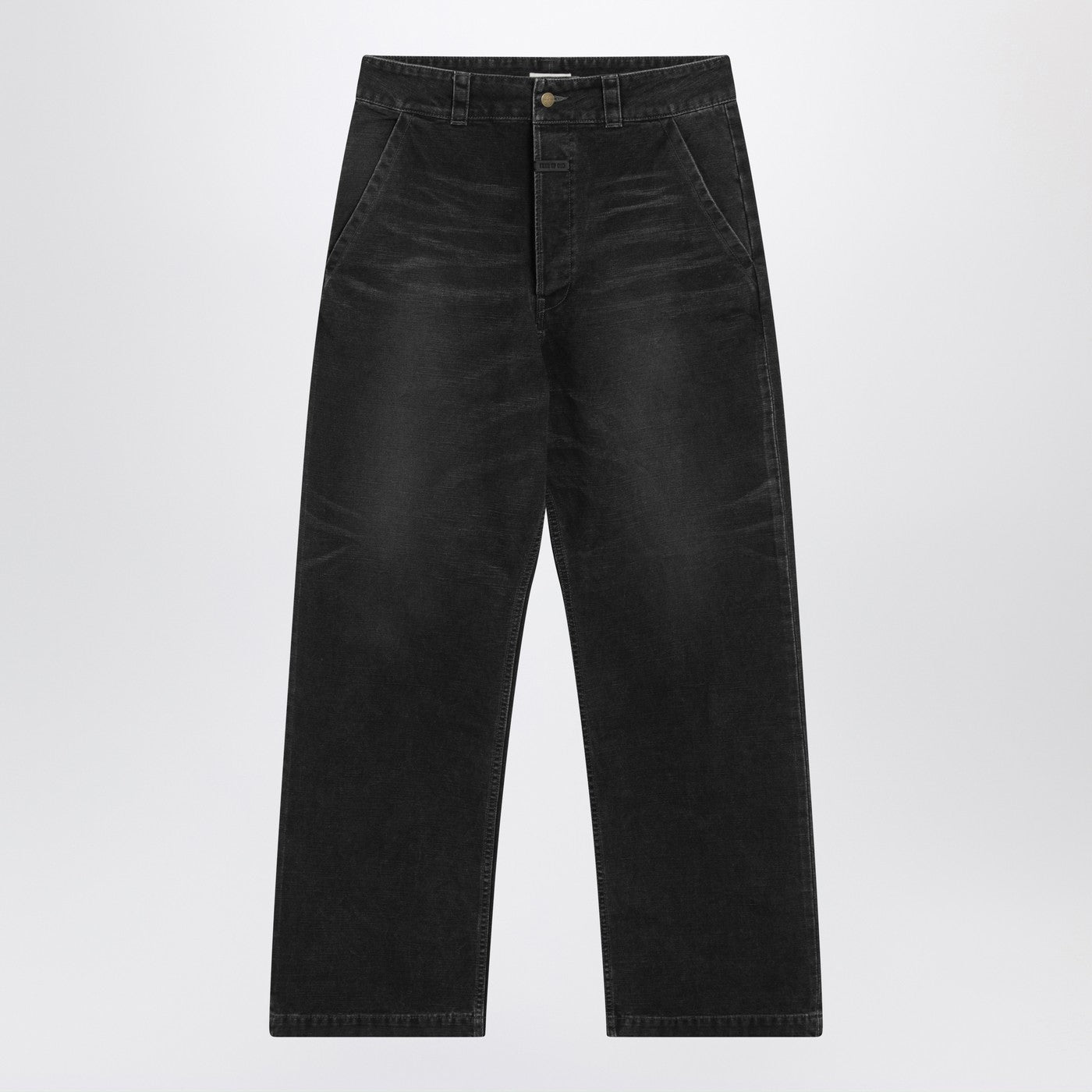 Fear Of God Black Washed-Effect Jeans Men FEAR OF GOD