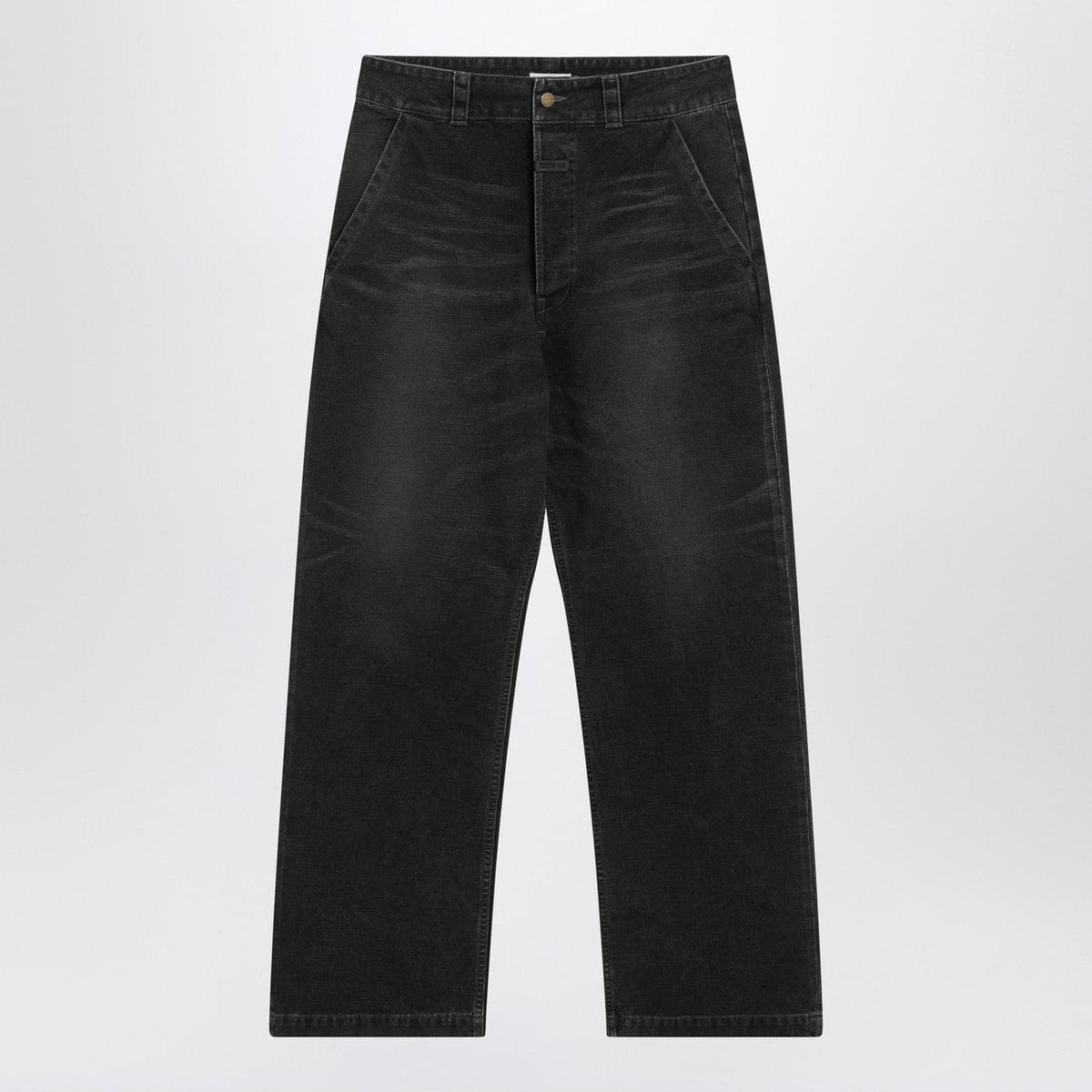 Fear Of God Black Washed-Effect Jeans Men FEAR OF GOD