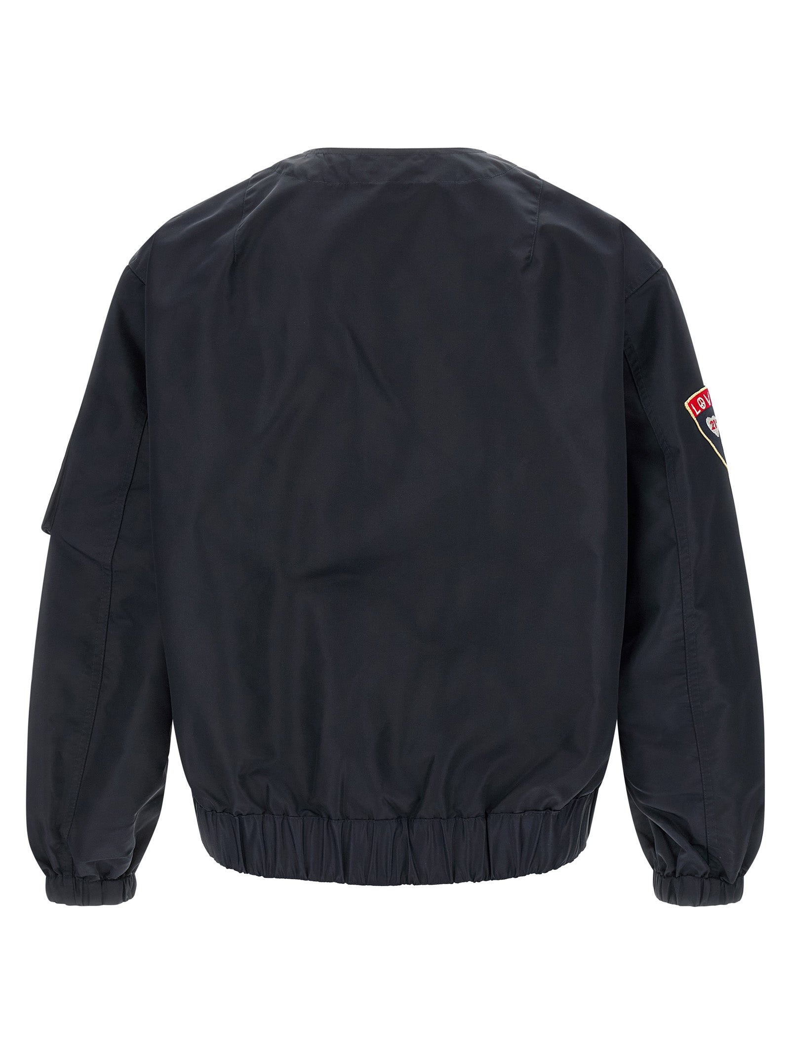 Kenzo Men 'Badges Collarless' Bomber Jacket KENZO