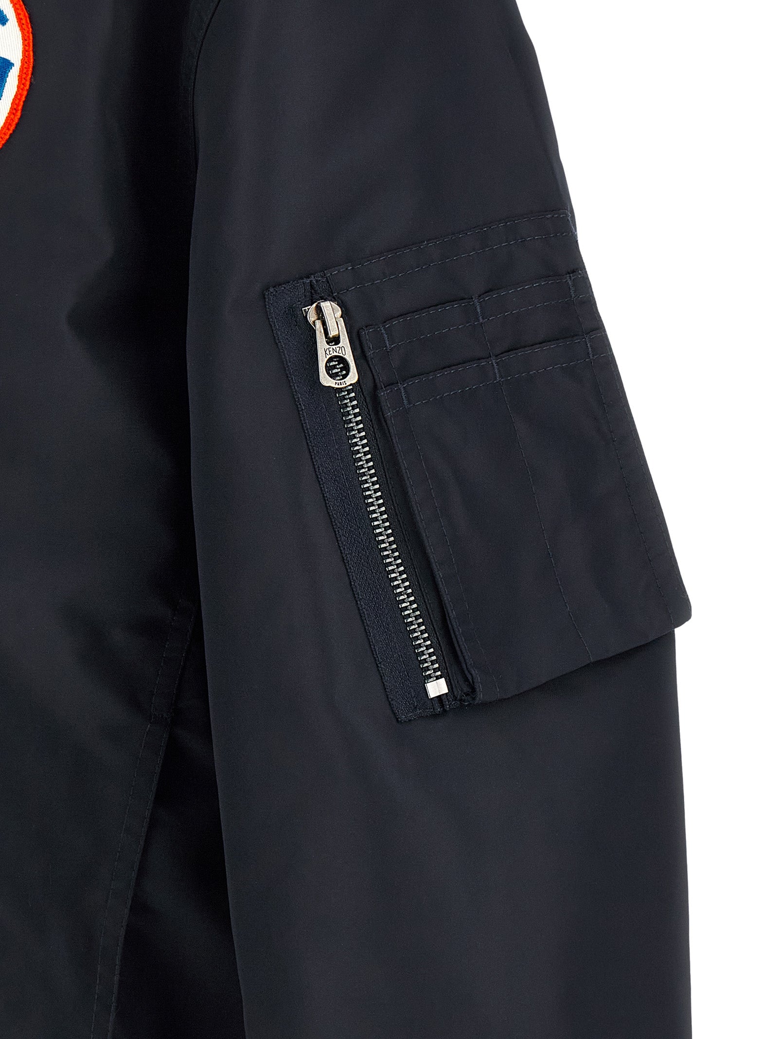 Kenzo Men 'Badges Collarless' Bomber Jacket KENZO