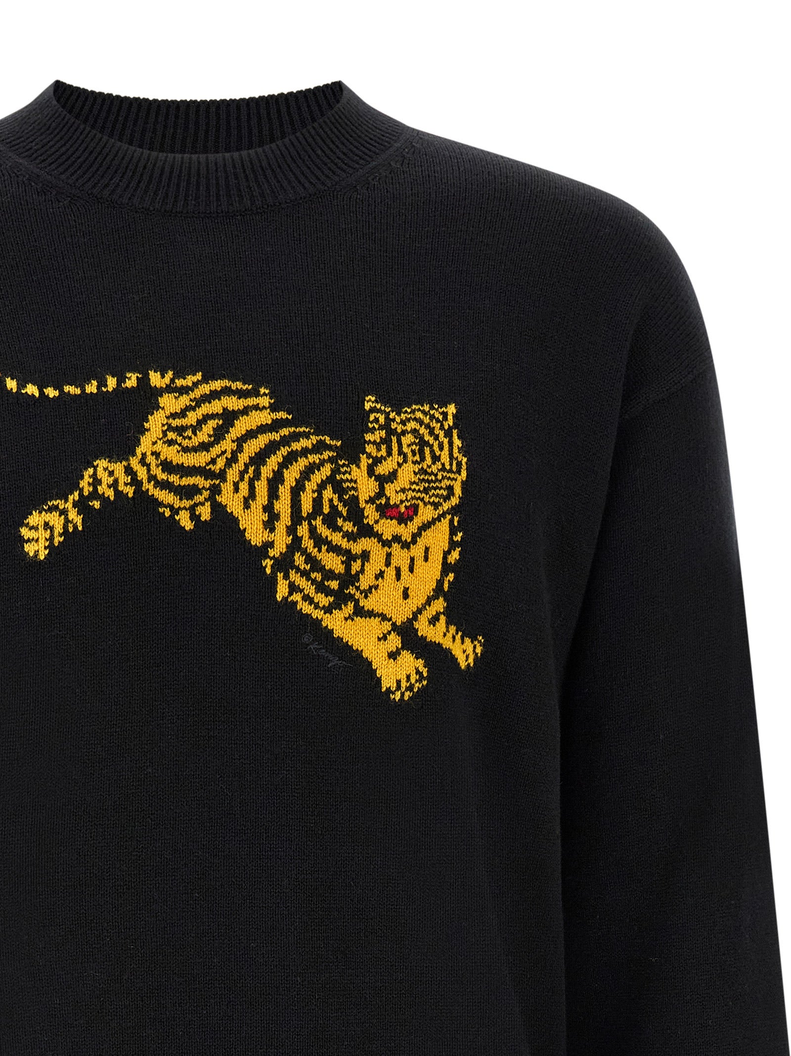 Kenzo Men 'Jumping Tiger' Intarsia Sweater KENZO