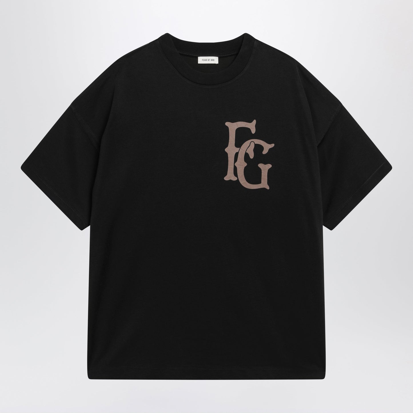 Fear Of God T-Shirt 43 In Cotton And Rayon Jersey In Black Men FEAR OF GOD