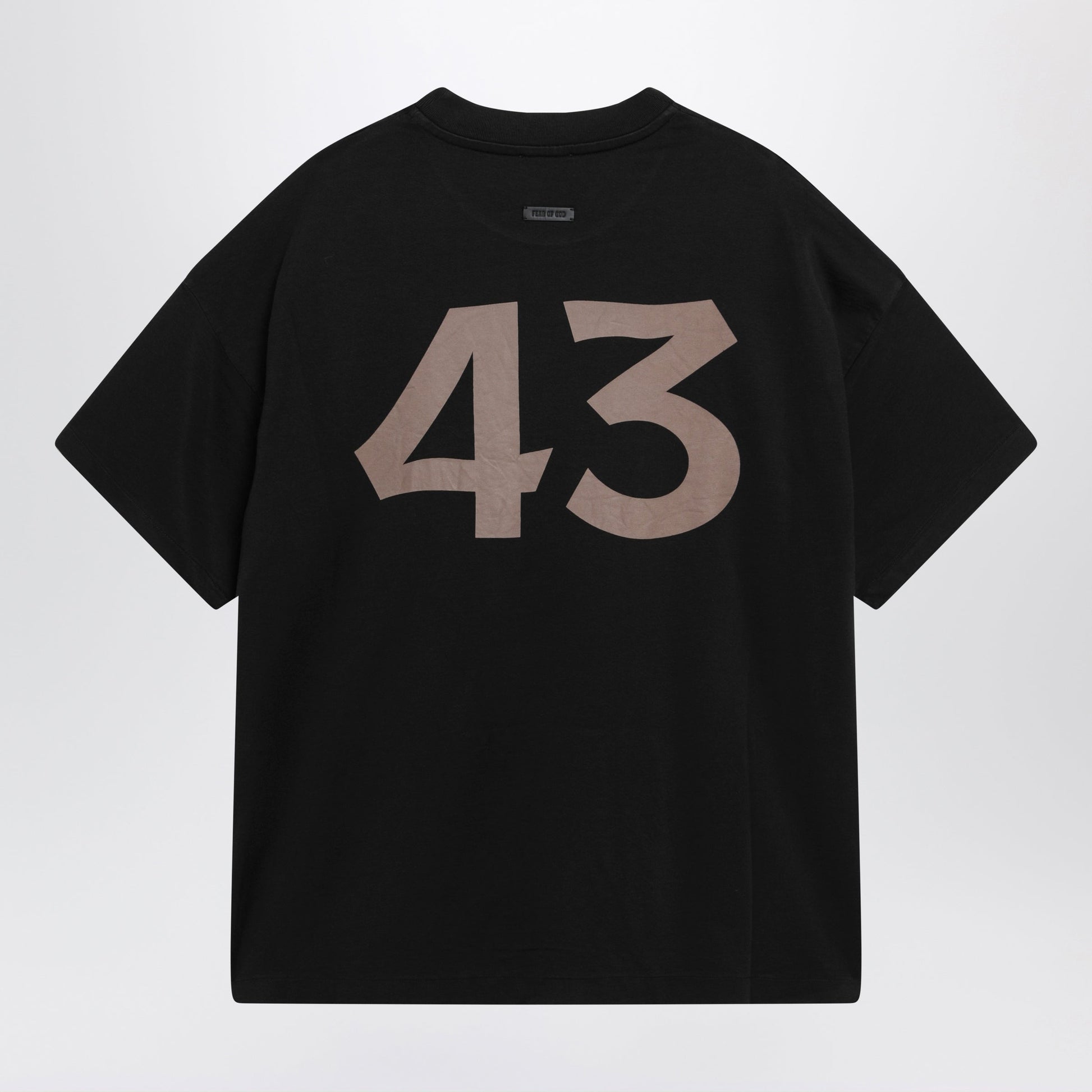 Fear Of God T-Shirt 43 In Cotton And Rayon Jersey In Black Men FEAR OF GOD