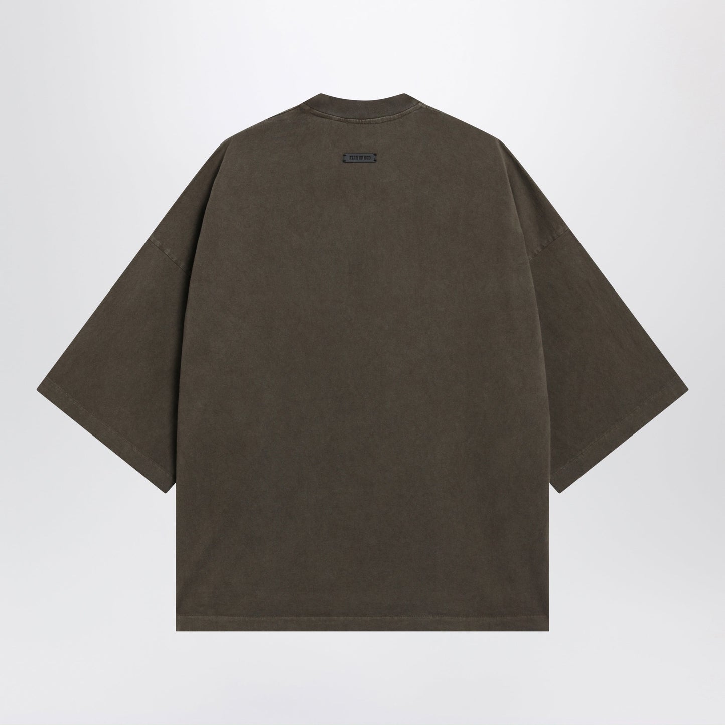 Fear Of God Baseball Club Heavy Cotton Jersey T-Shirt In Faded Brown Men FEAR OF GOD