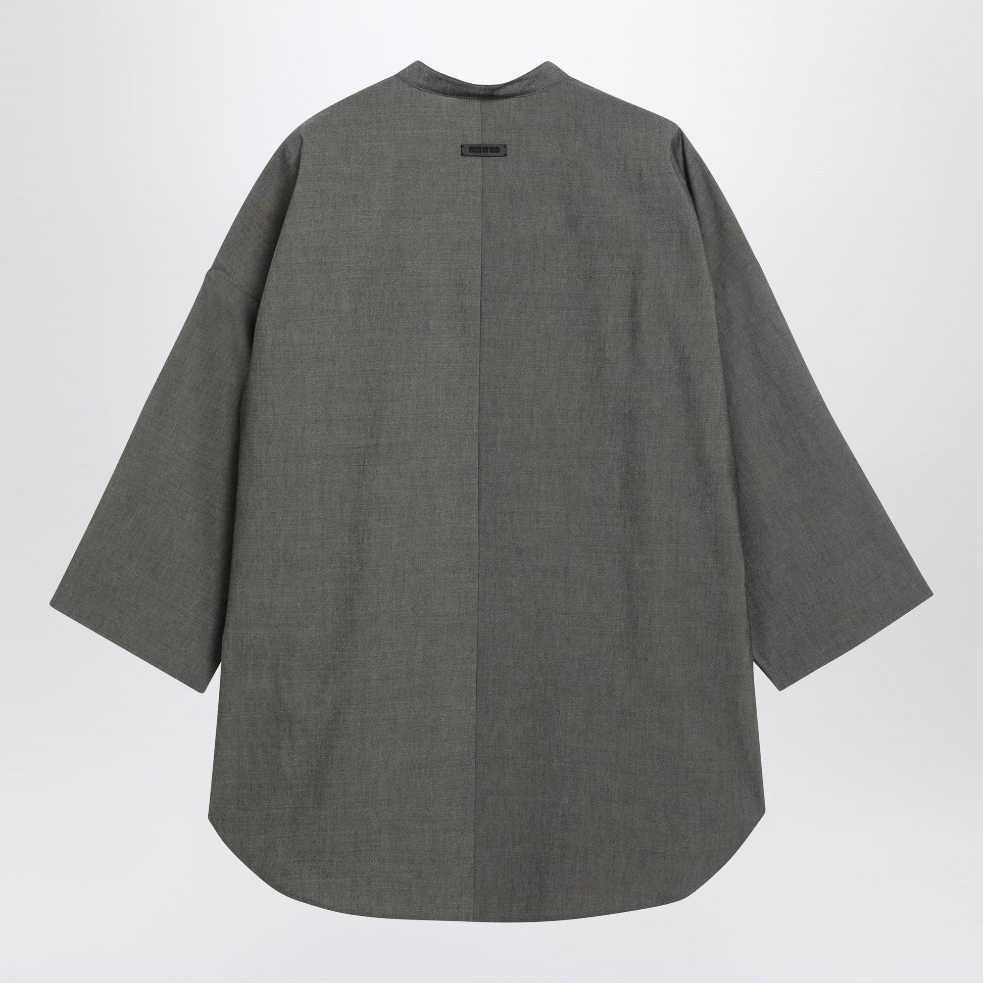 Fear Of God Relaxed Mandarin Shirt In Wool Blend Men FEAR OF GOD