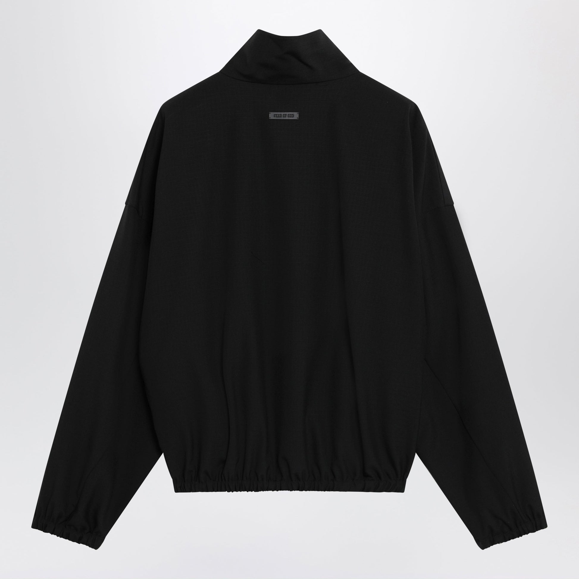 Fear Of God Black Ripstop Wool Jacket With Black Half Zip Men FEAR OF GOD