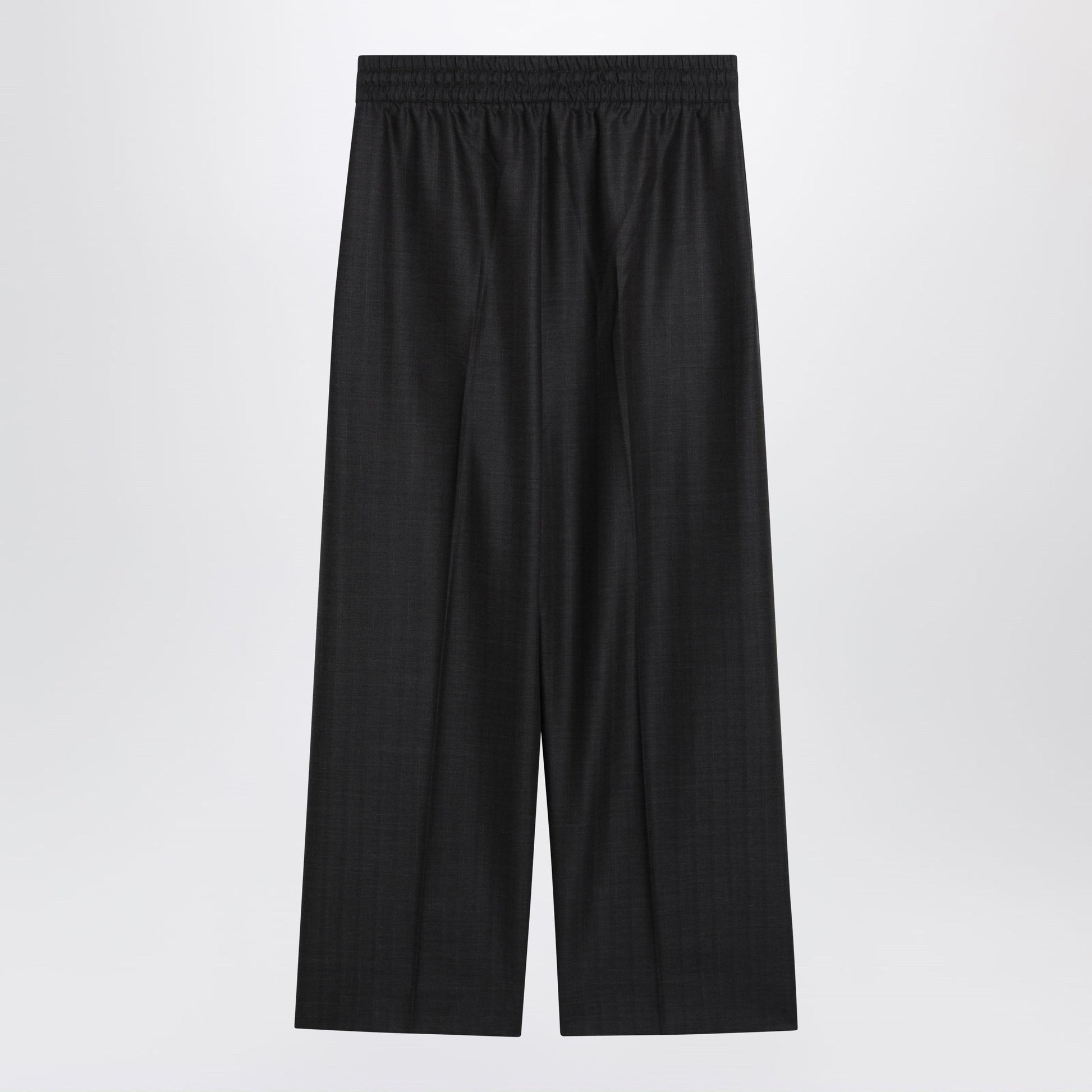 Fear Of God Dark Grey Wide-Leg Wool Trousers Men FEAR OF GOD